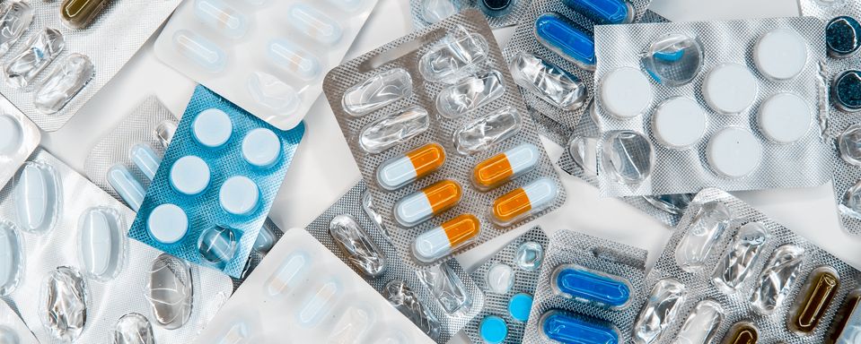 Photo of a selection of medication and pills in packets by Roberto Sorin on Unsplash
