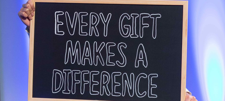 Every gift makes a difference