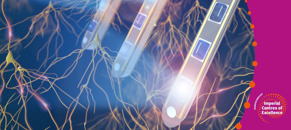 Illustration of synapses firing near sensors