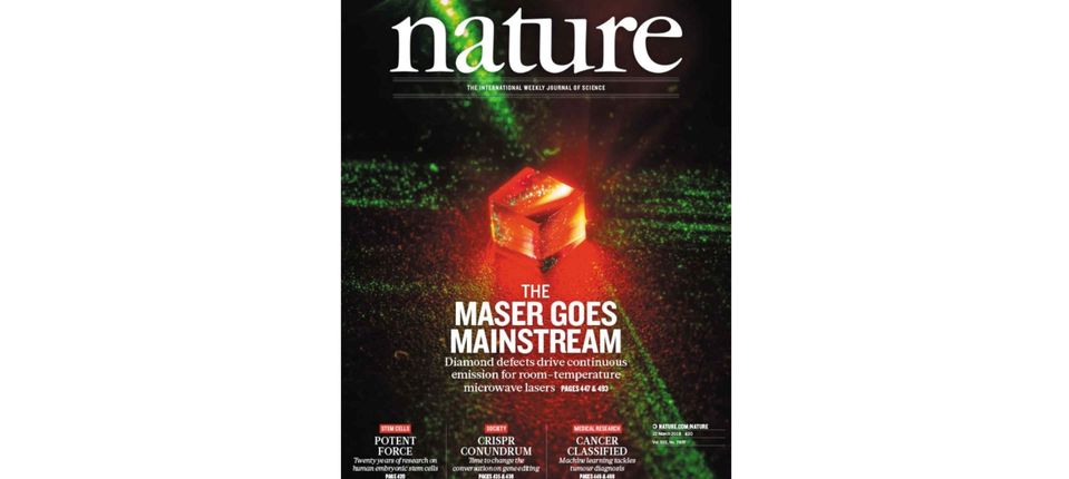 nature magazine cover