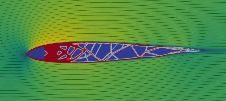 Simultaneous Shape and Topology Optimizaiton of Compliant Aerofoils