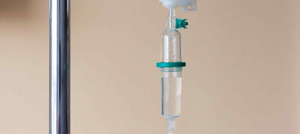 Saline drip