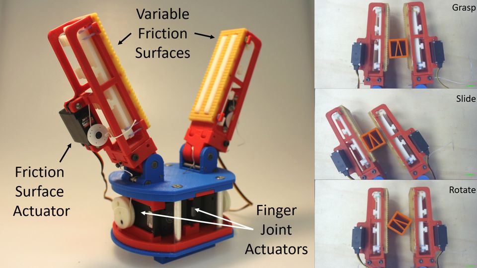 Variable Friction Robot Hand