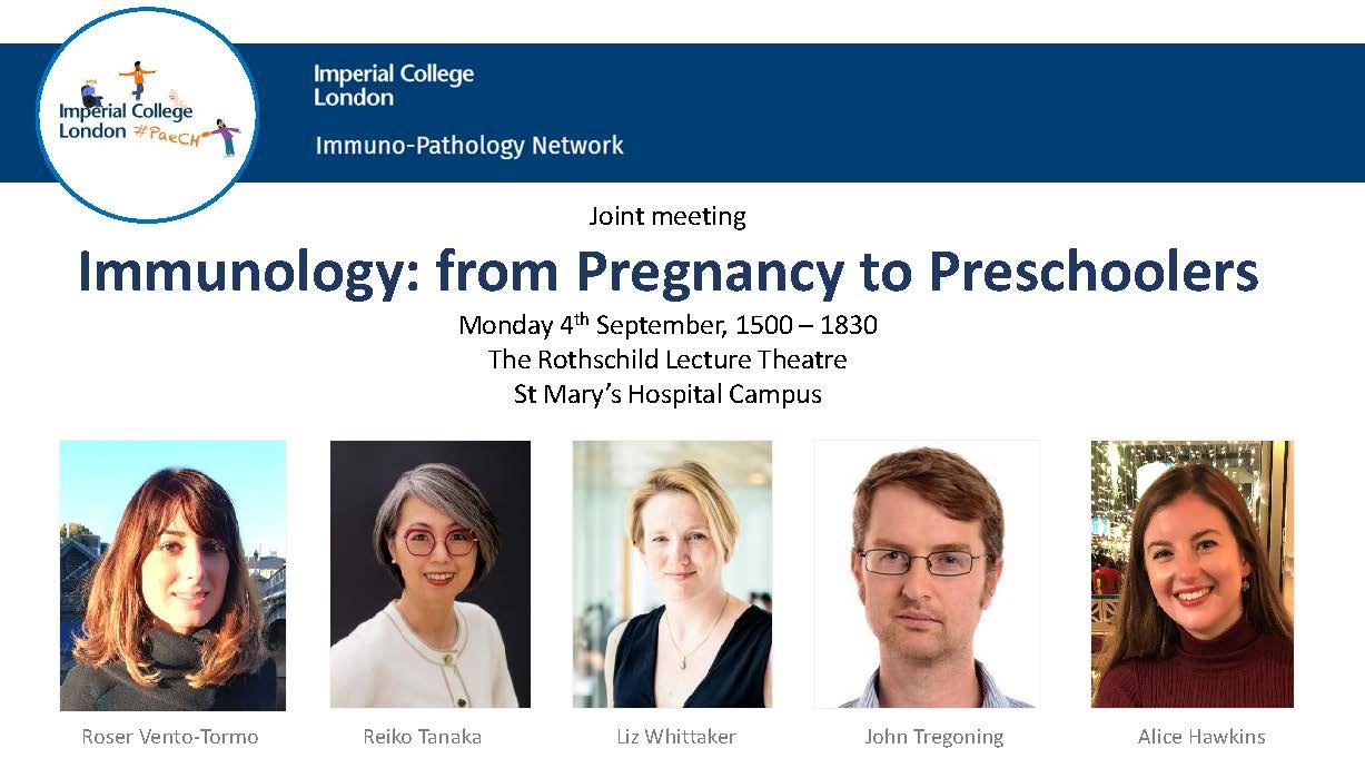Immunology - from pregnancy to preschoolers