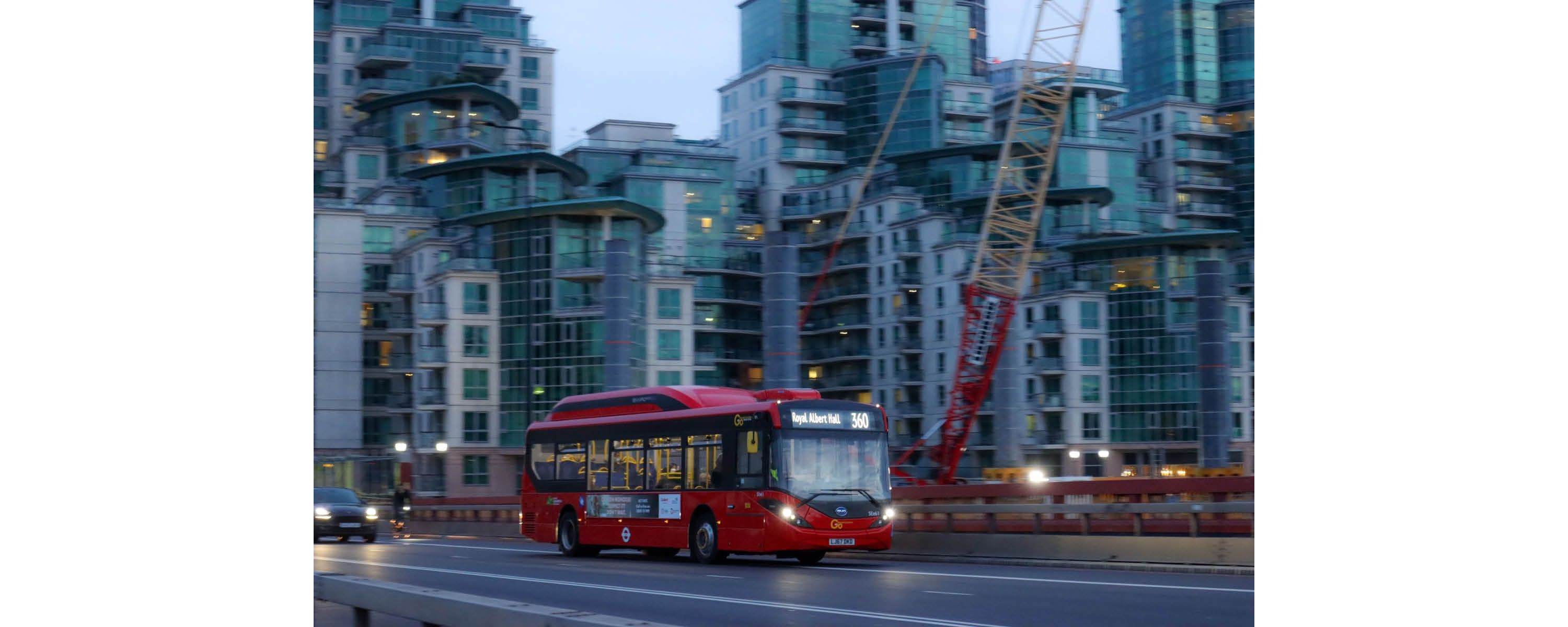 A bus in London