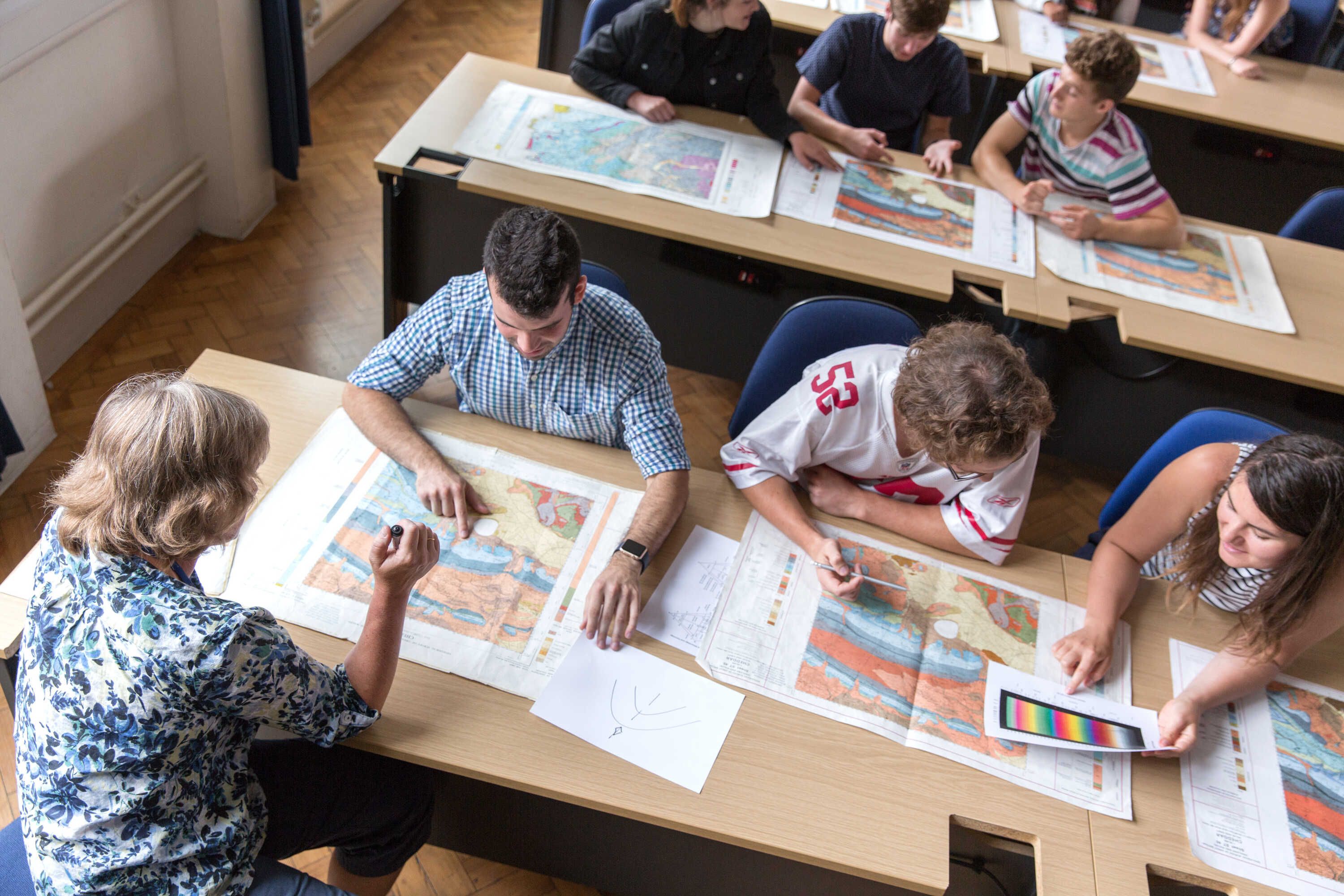 ESE Small Group Teaching with geological maps