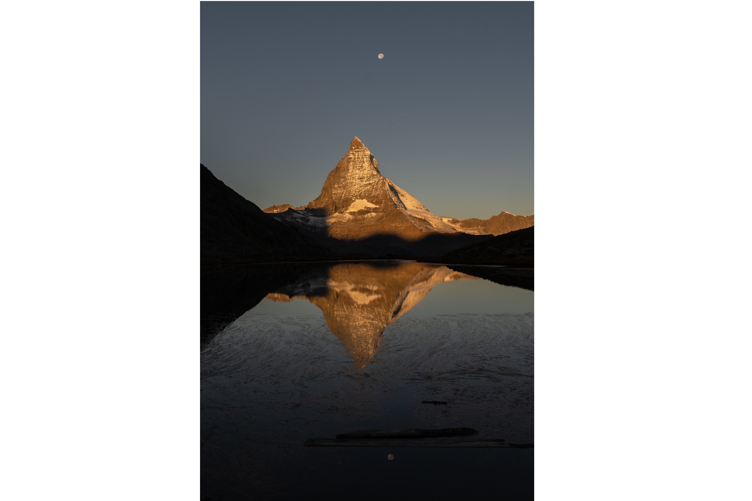 Matterhorn mountain and reflection in a lake