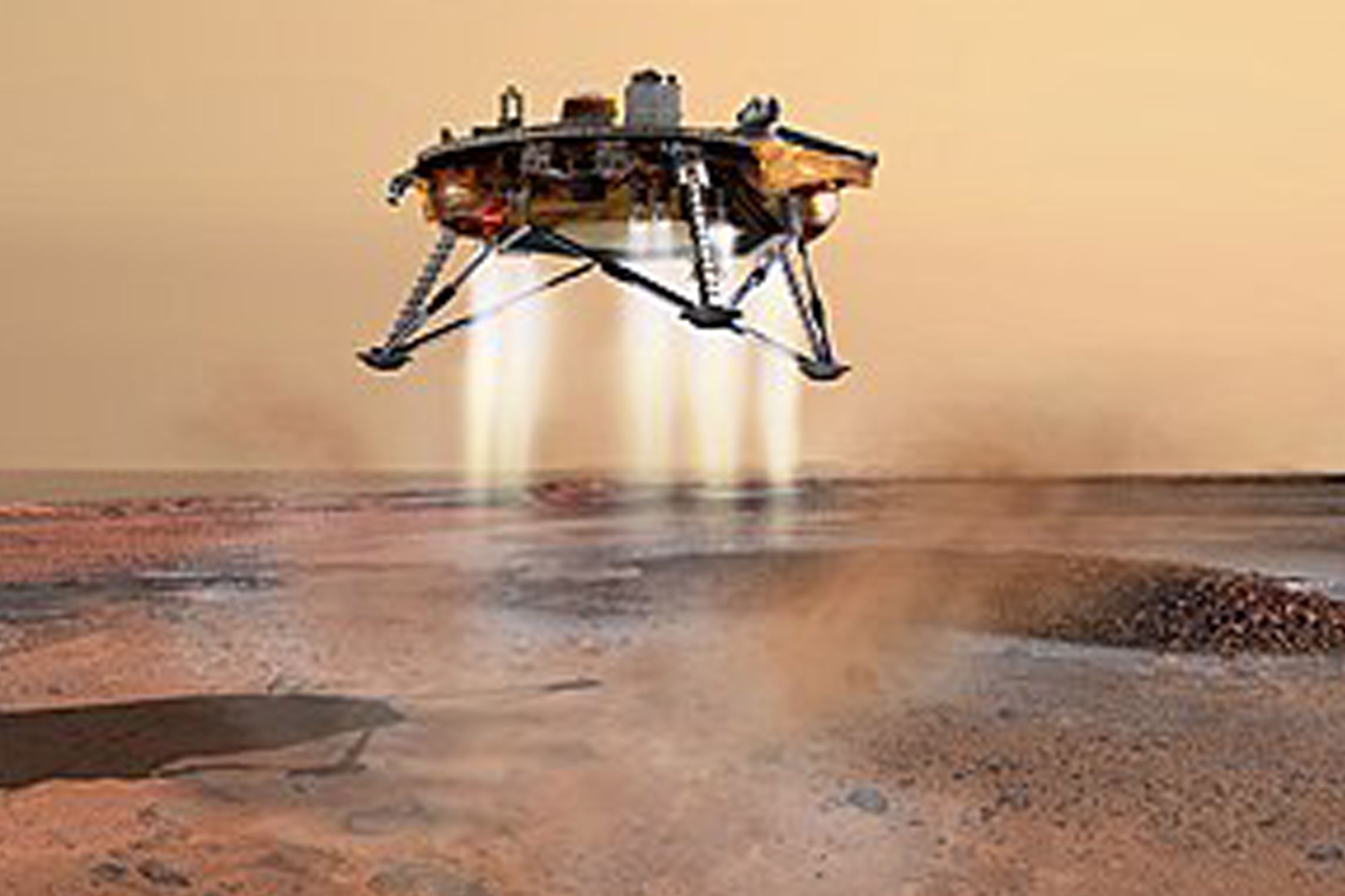 Phoenix Lander Artist's impression (NASA)