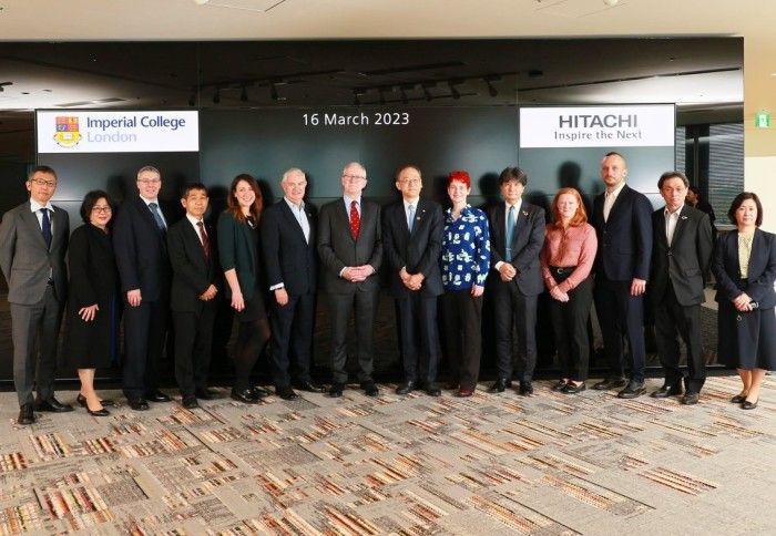Professor Ryan joining Imperial and Hitachi leaders in Tokyo to discuss sustainability research