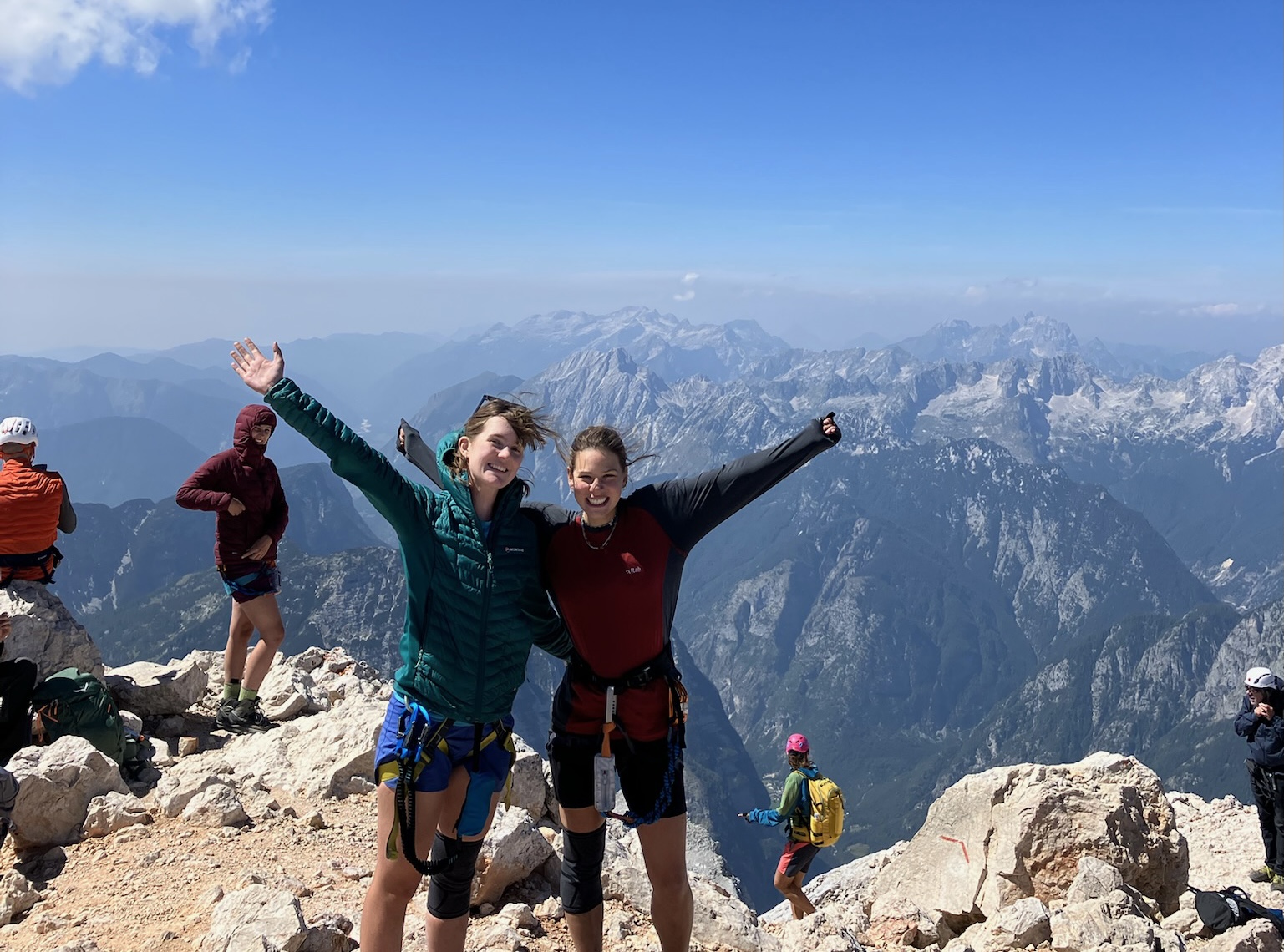 Students in Slovenia on Juliana Trail Expedition 2023