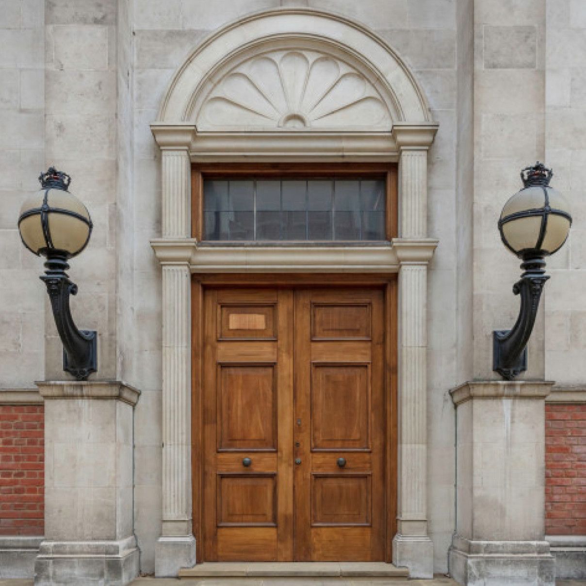 Wooden doors of the Queen's Tower