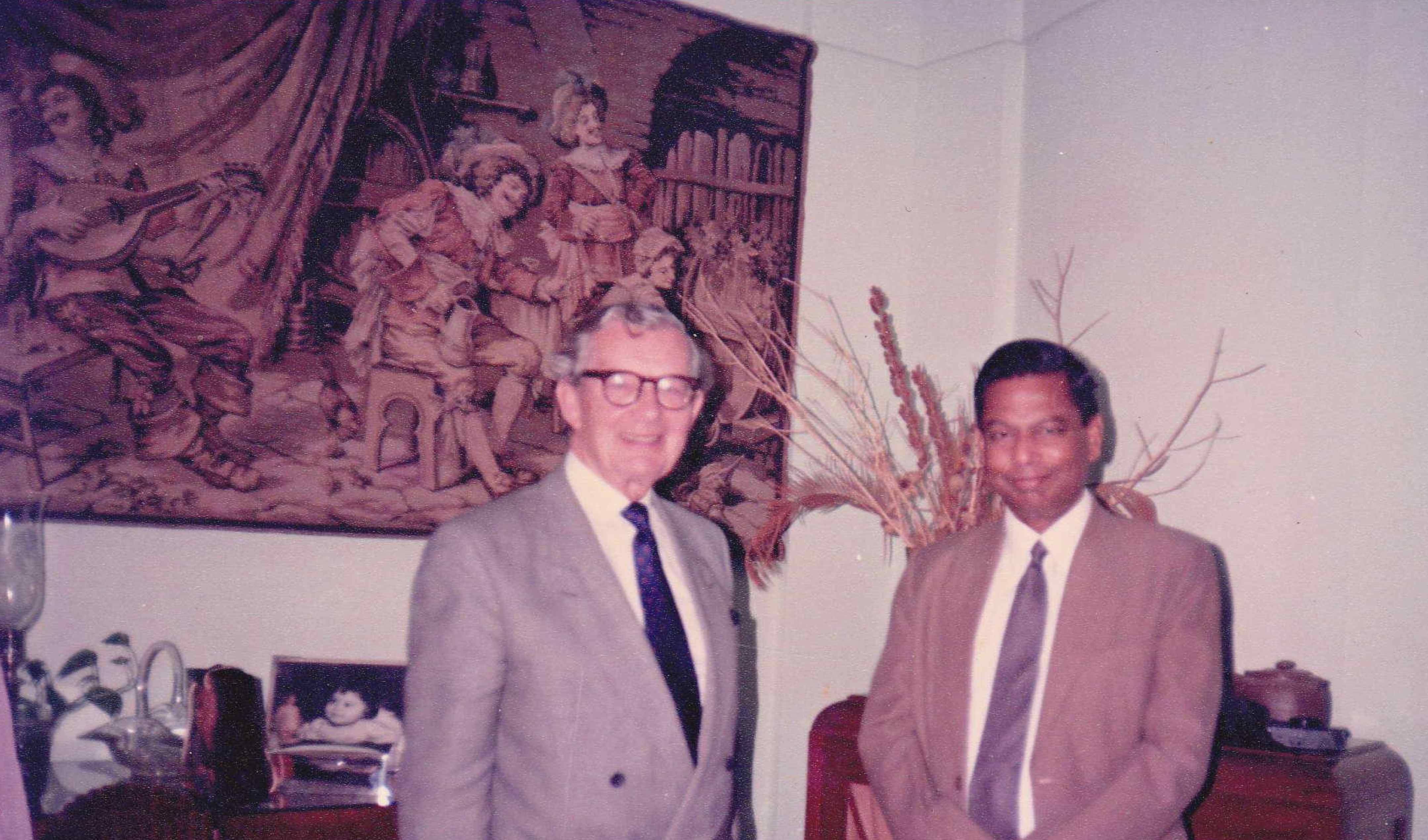 Syamal Gupta and Professor Hugh Ford