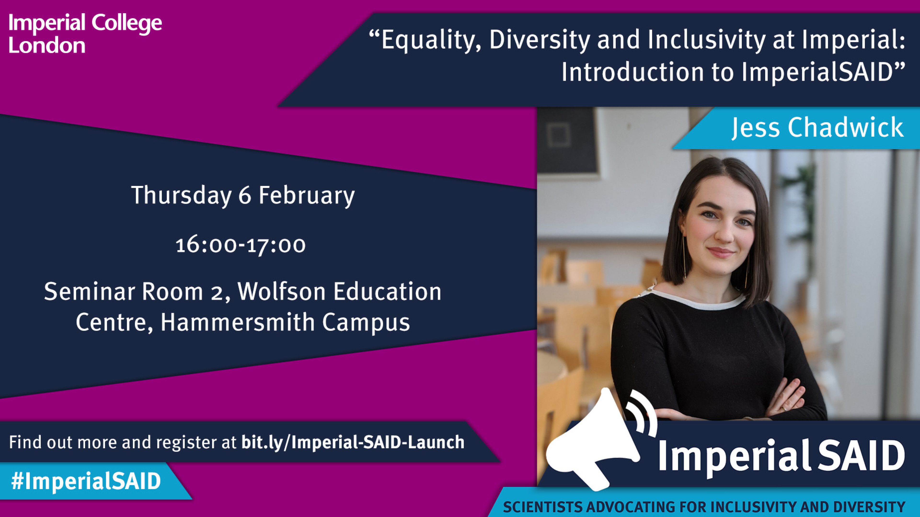 Equality, Diversity and Inclusivity at Imperial