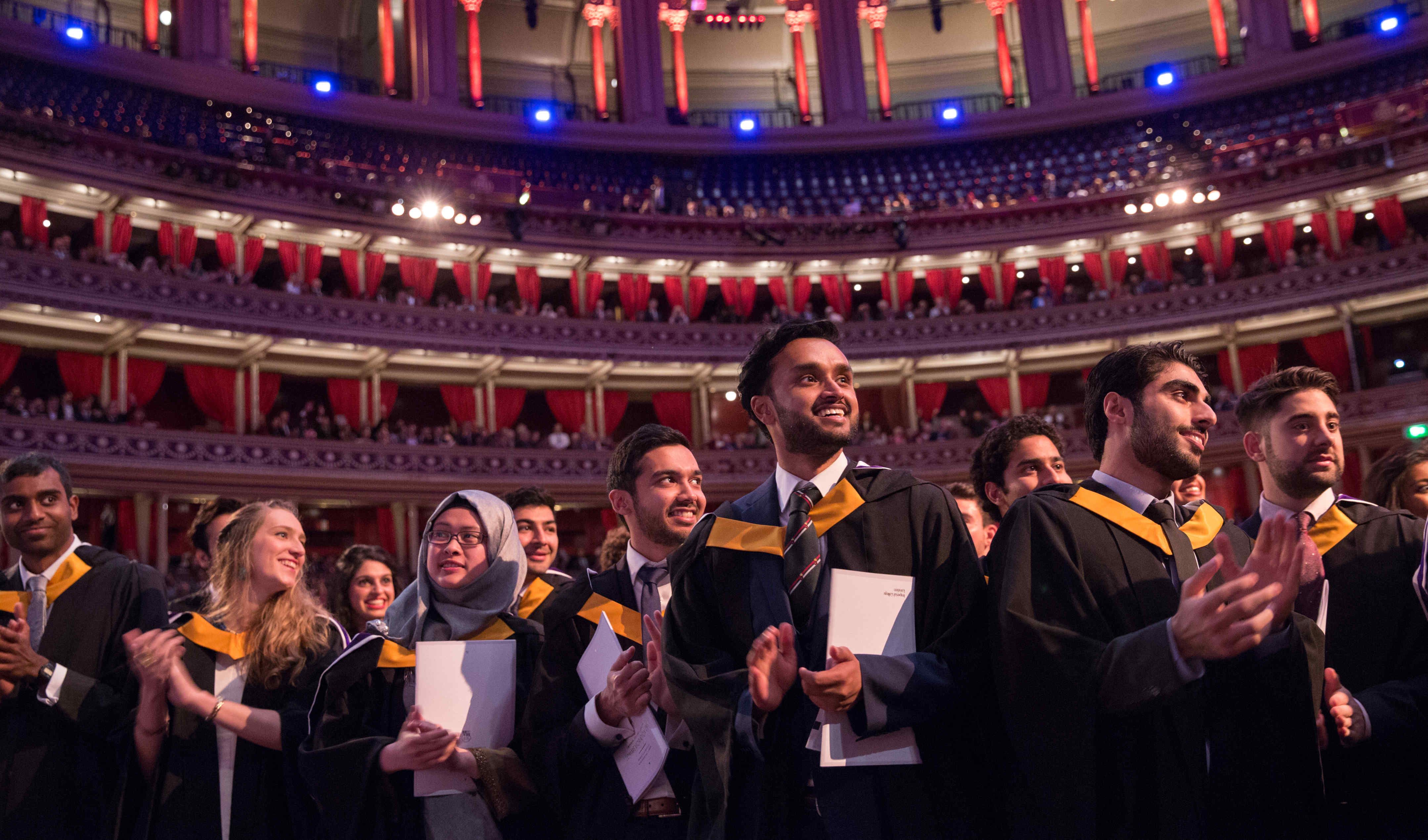 Students at Graduation