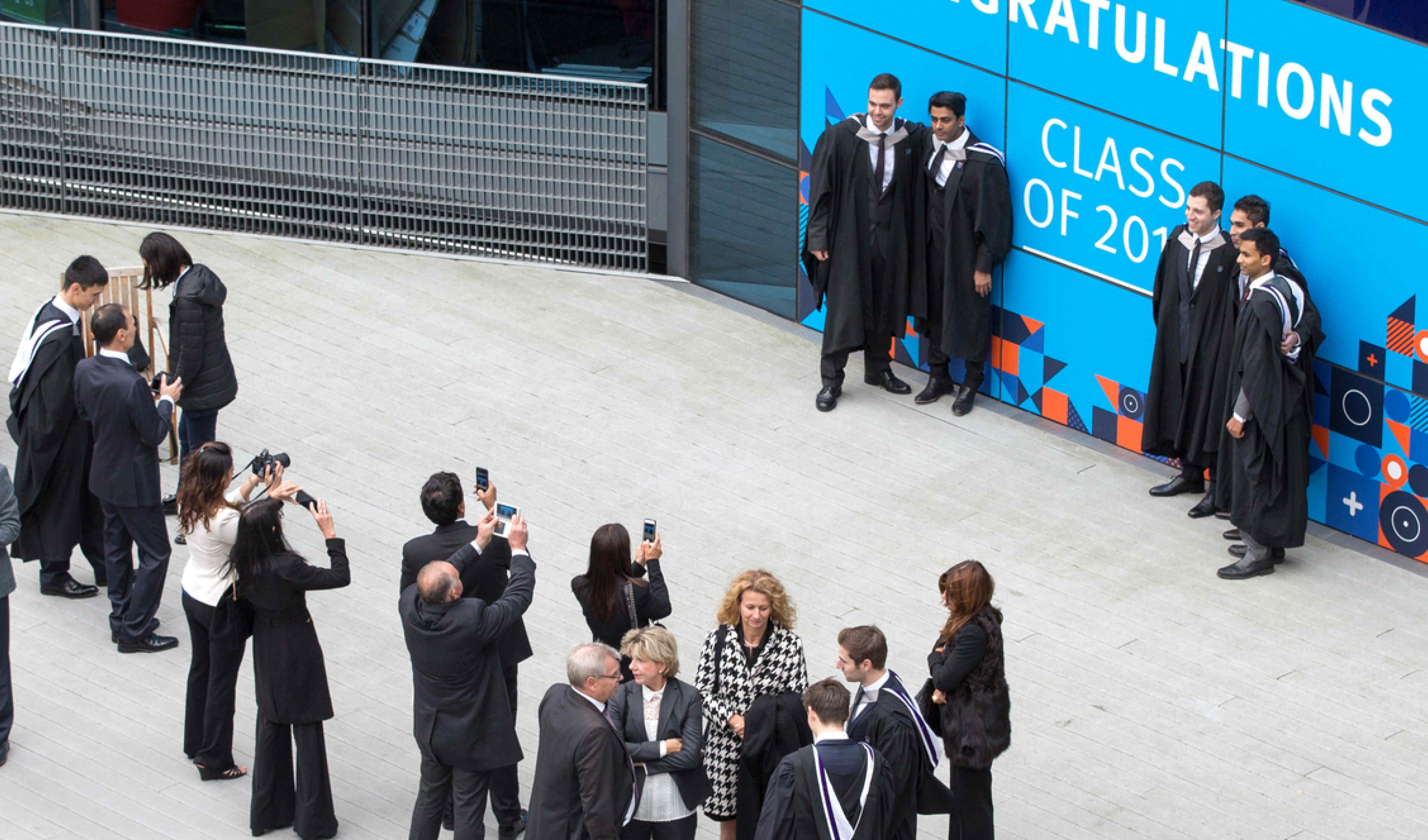 Students at Graduation