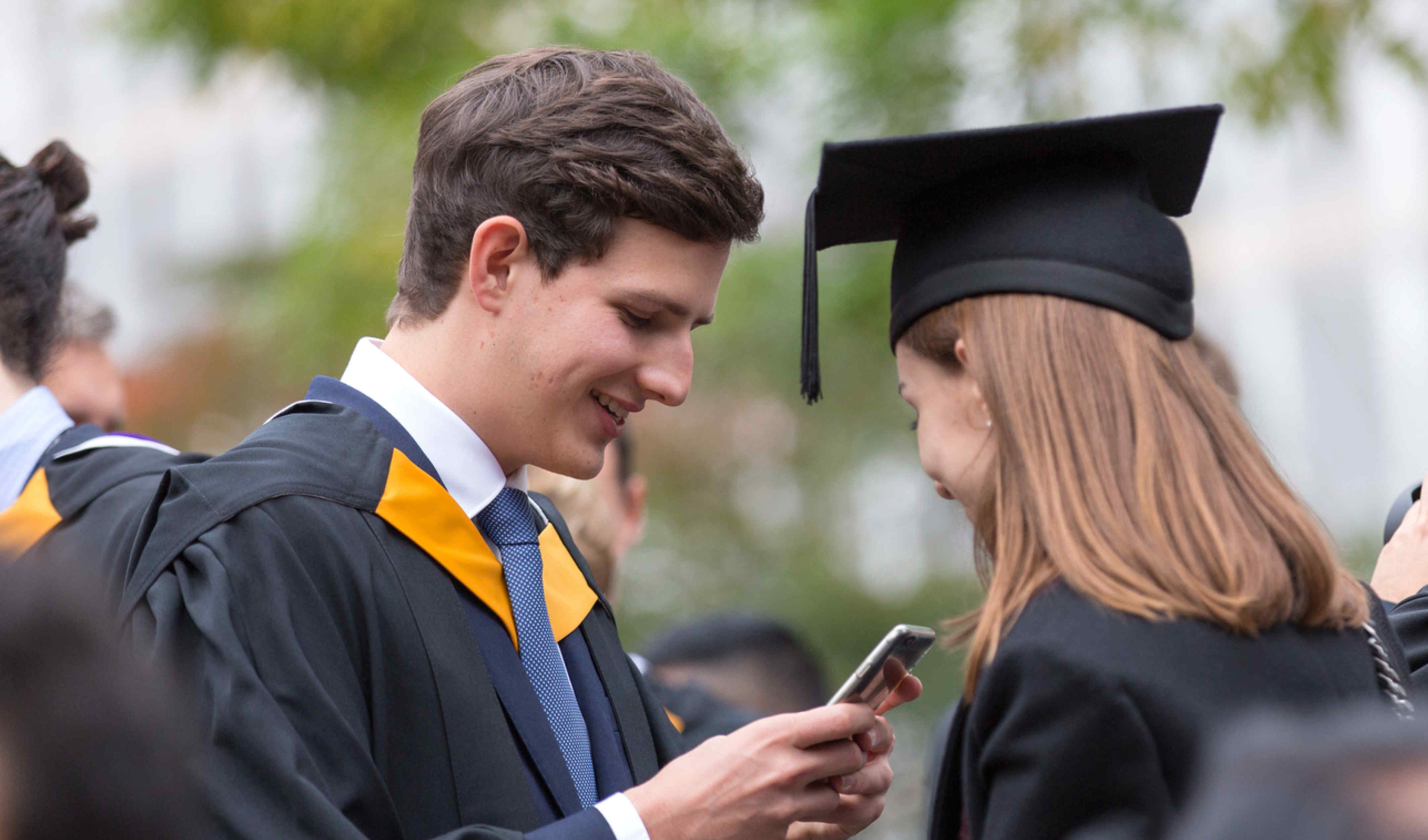 Student at Graduation