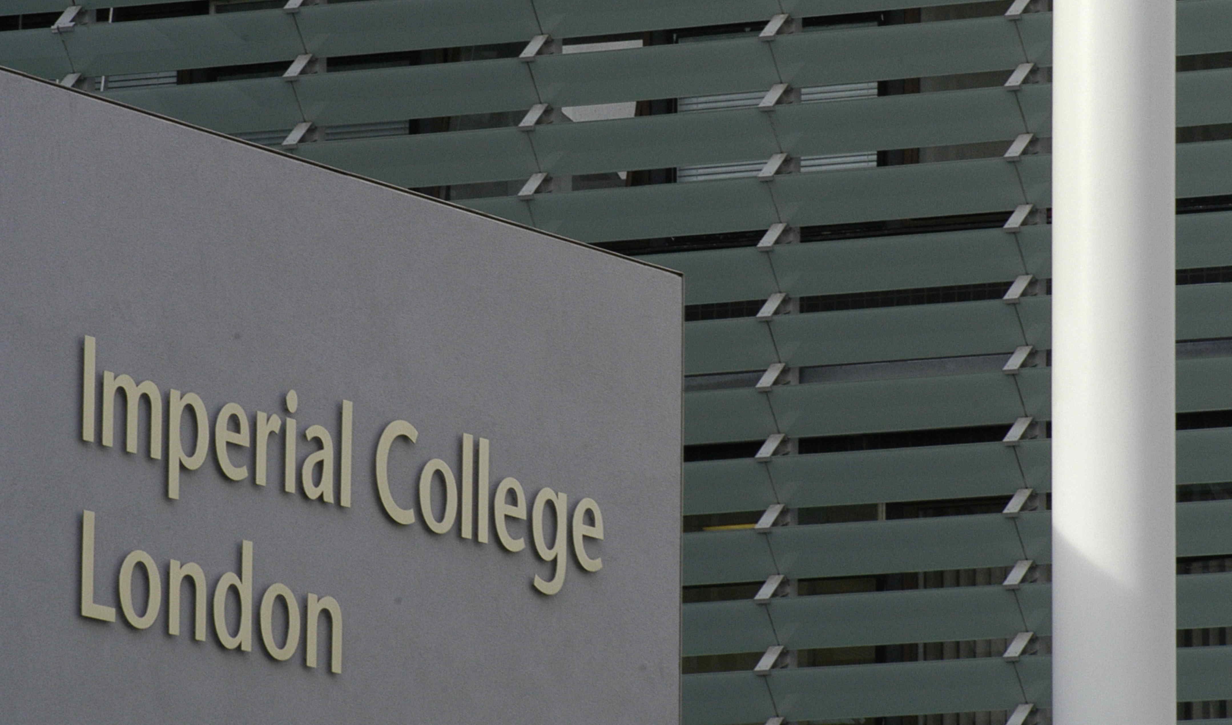 Image of the lettering of Imperial College London 