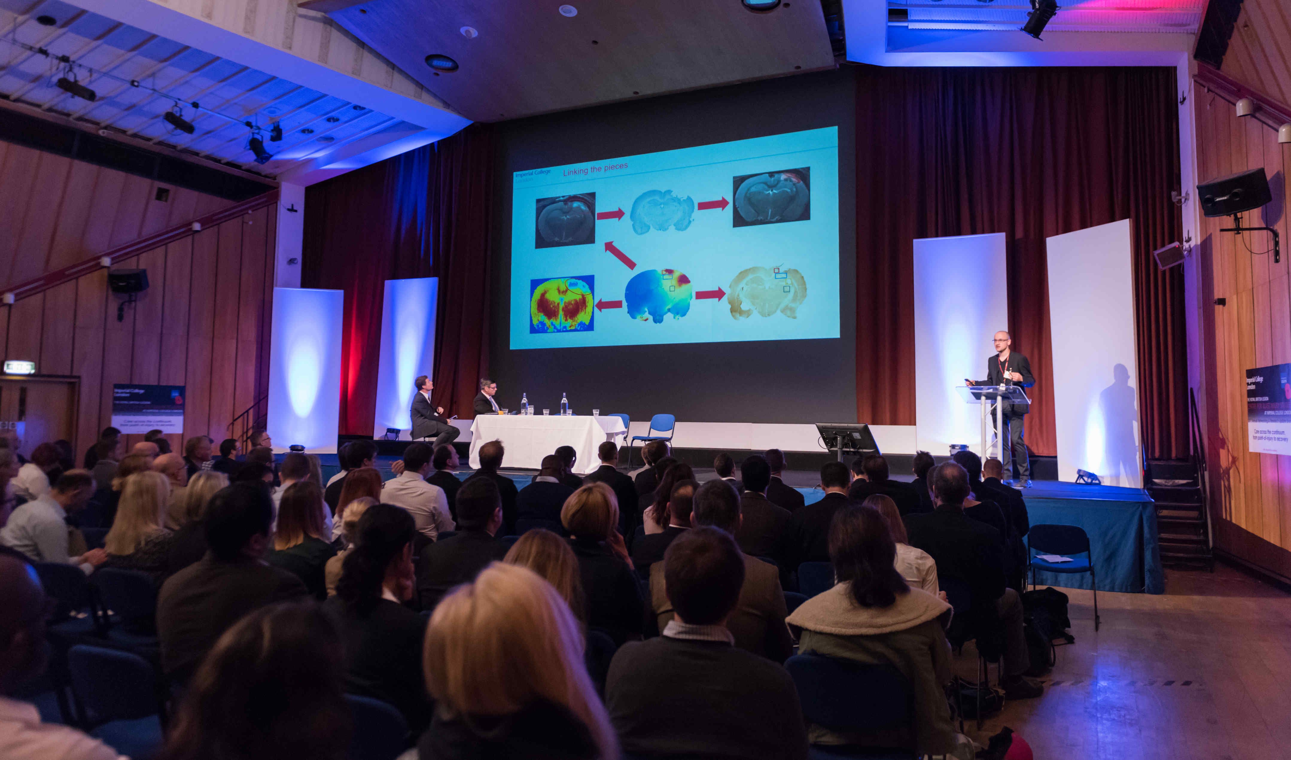 Back view snapshot of the audience during a presentation at the 2017 Annual Networking and Research Update Event.