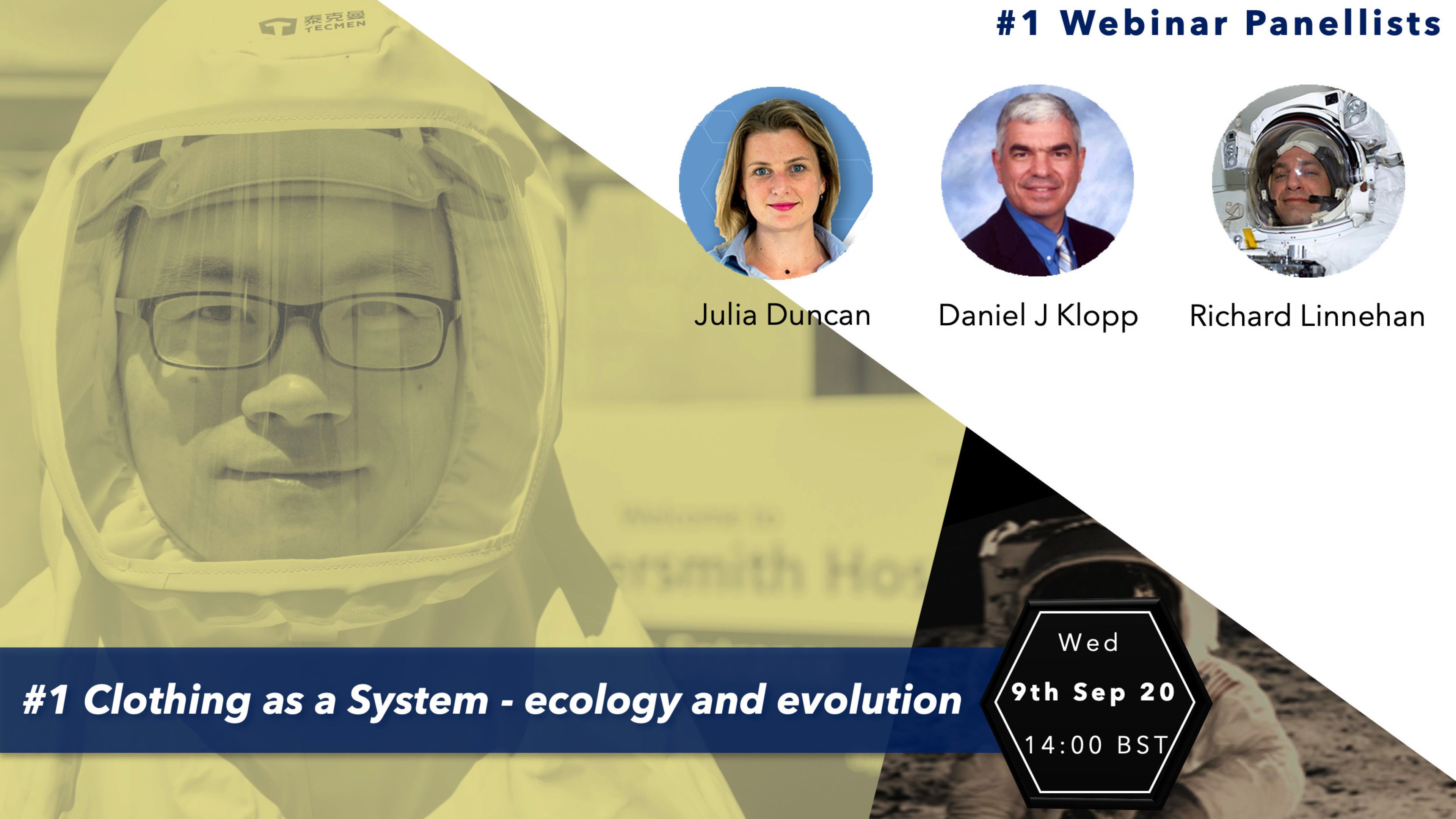 First section of 'Webinar Series: From PPE to Spacesuits'