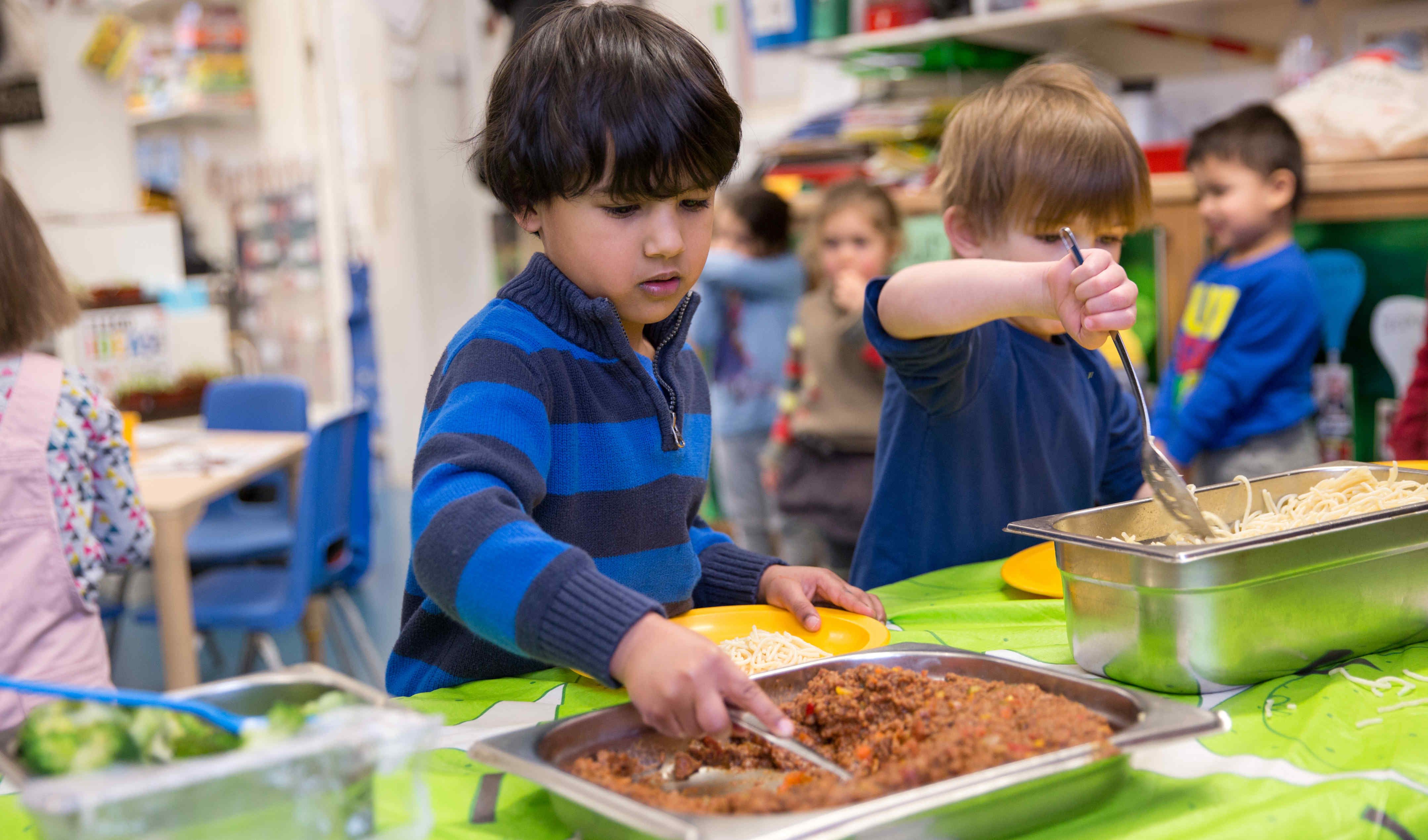 Lunchtime at Early Years