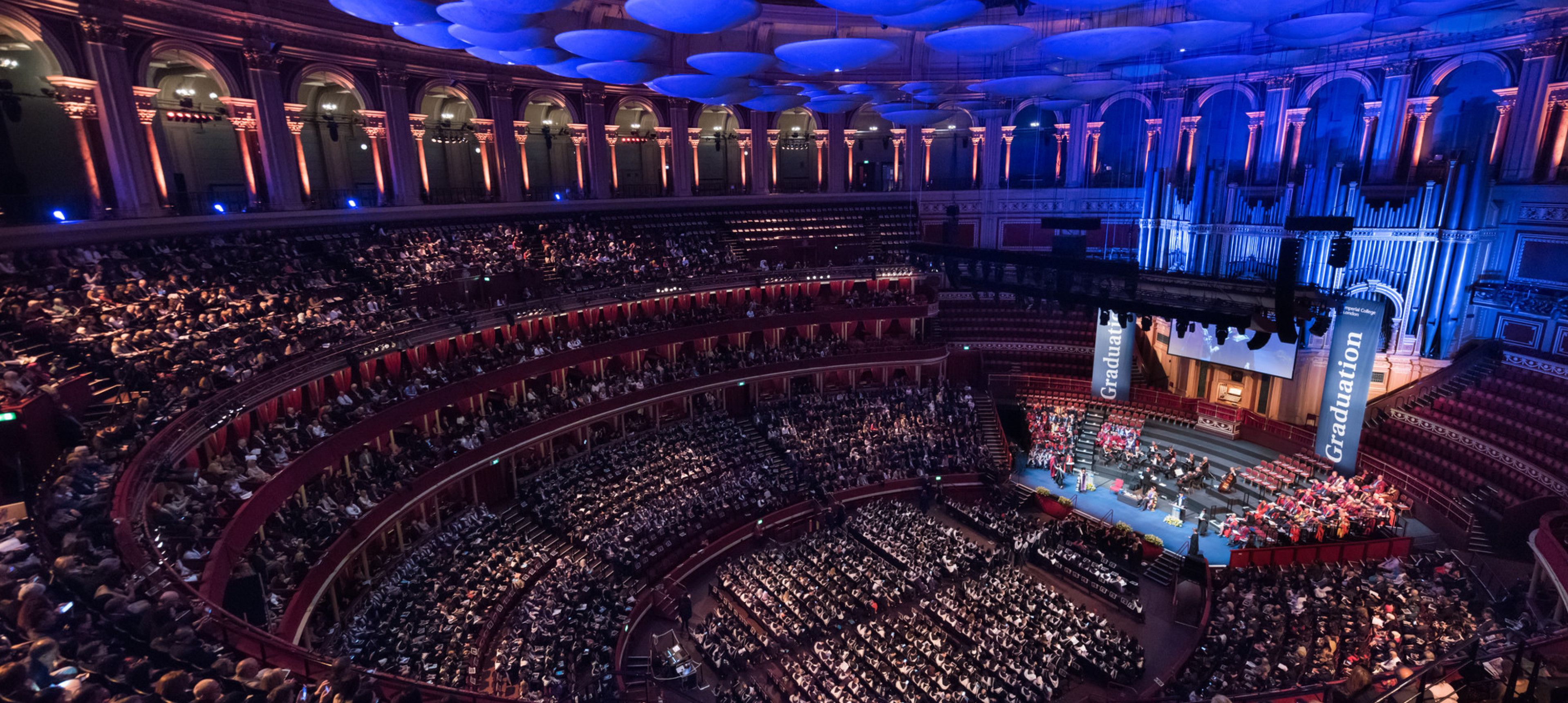 Imperial College London graduation ceremony at Royal Albert Hall