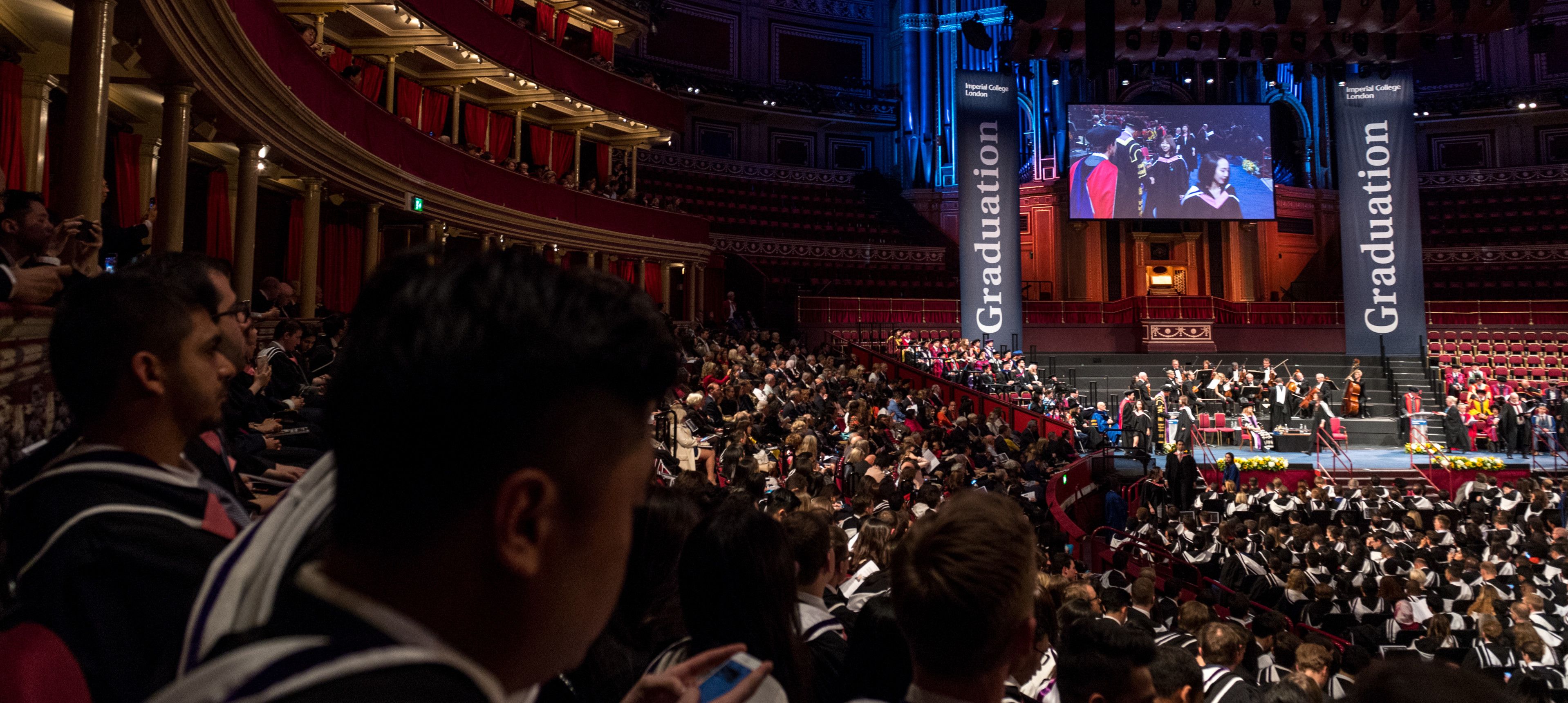 An Imperial graduation ceremony in the Royal Albert Hall