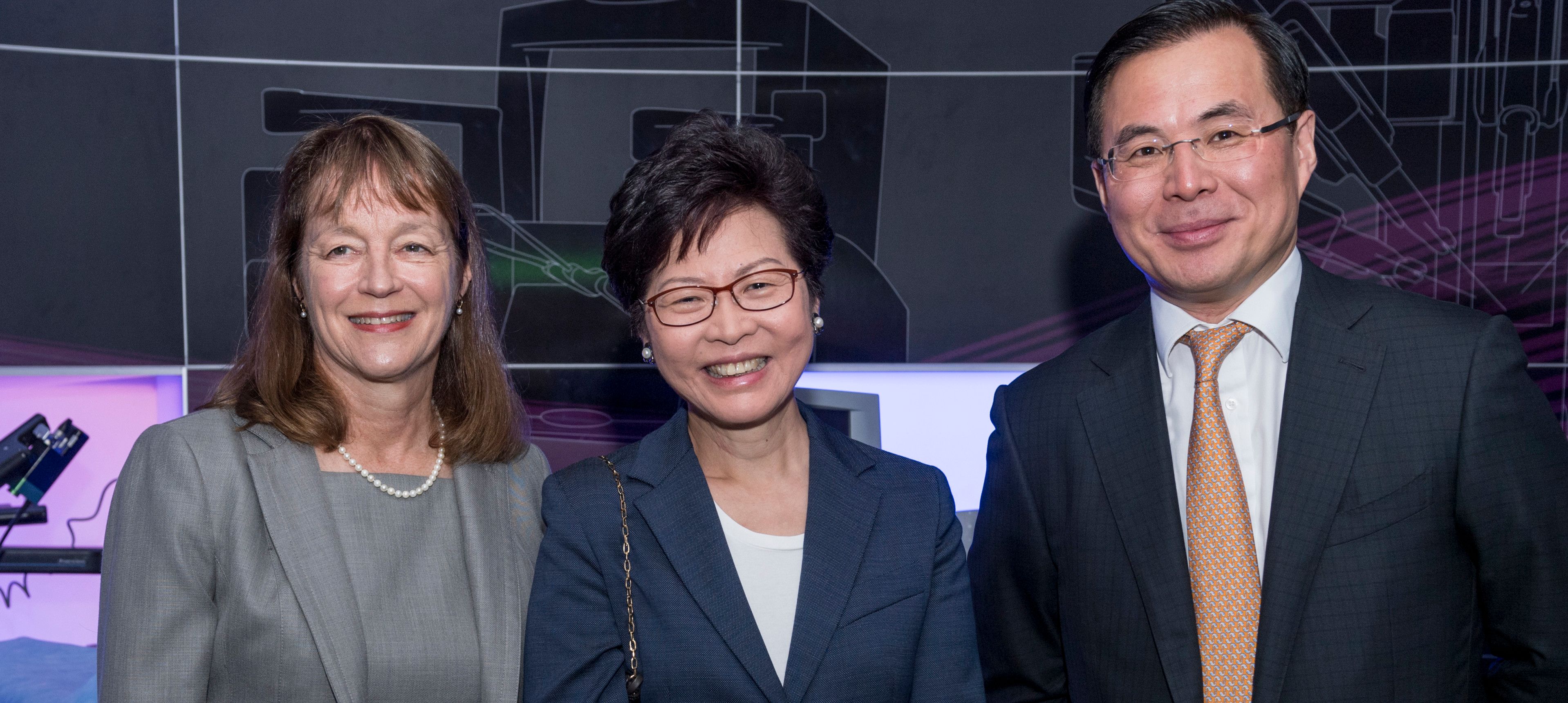 Imperial's President Alice Gast and Hong Kong's Chief Executive Carrie Lam