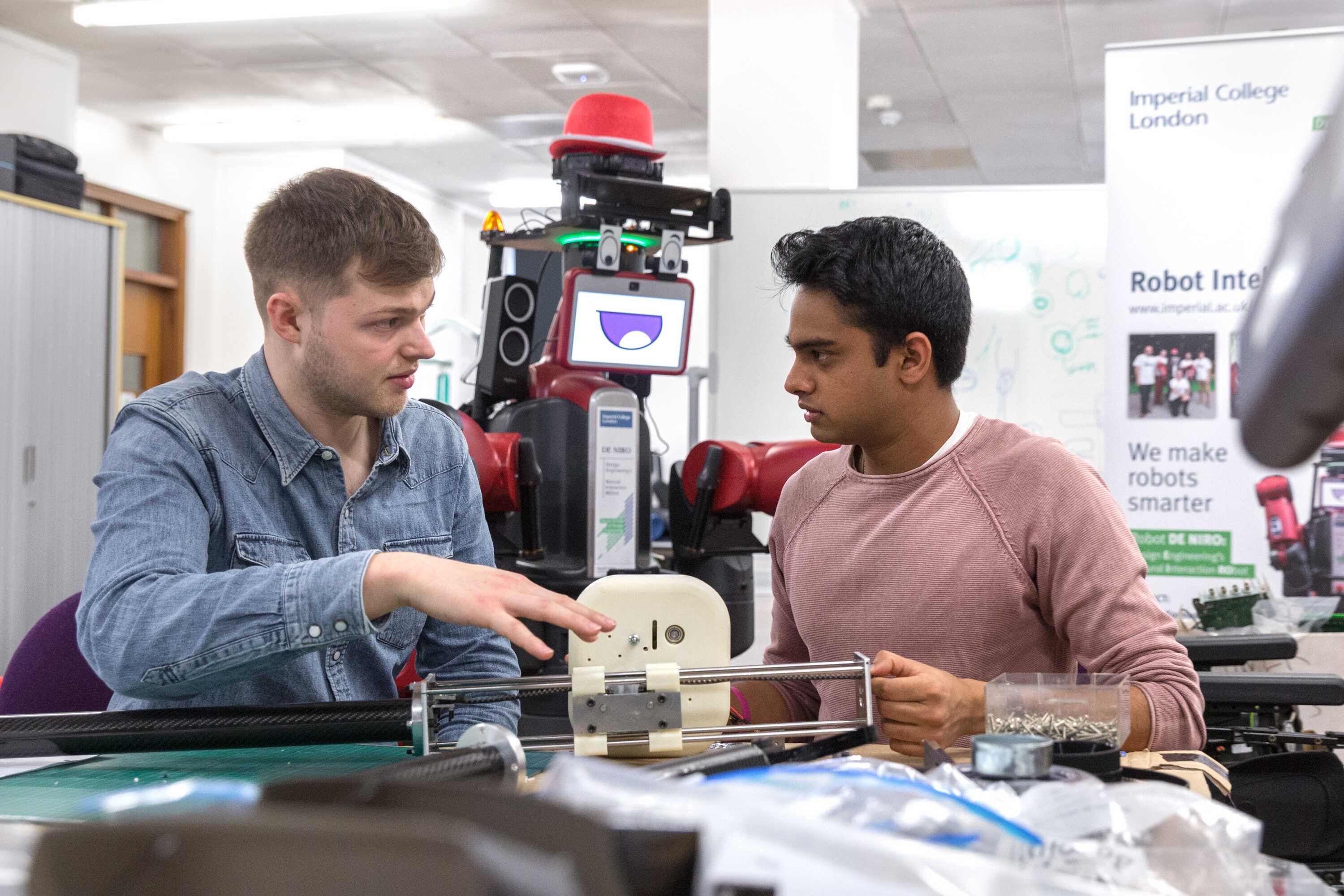 Dyson School of Design Engineering with Robot