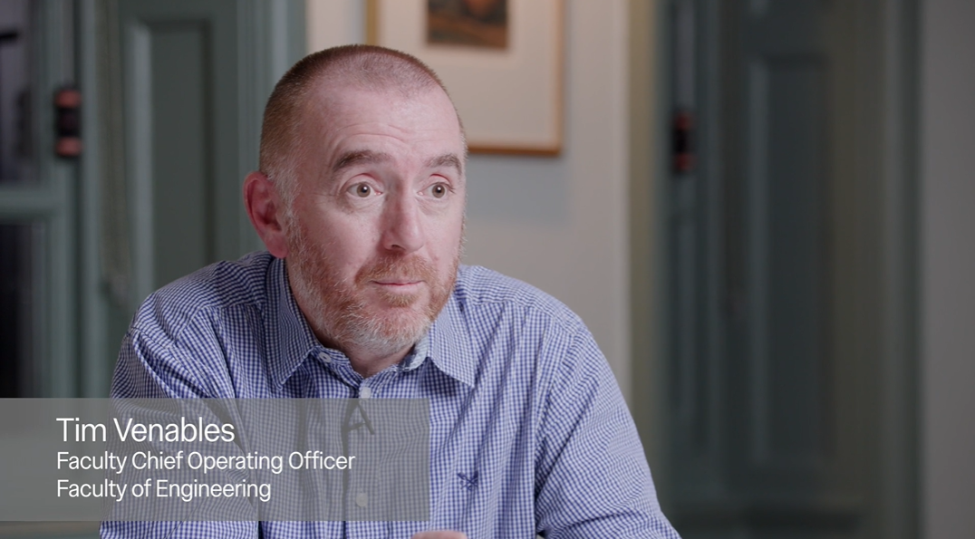 Tim Venables, Faculty Chief Operating Officer (Eng)