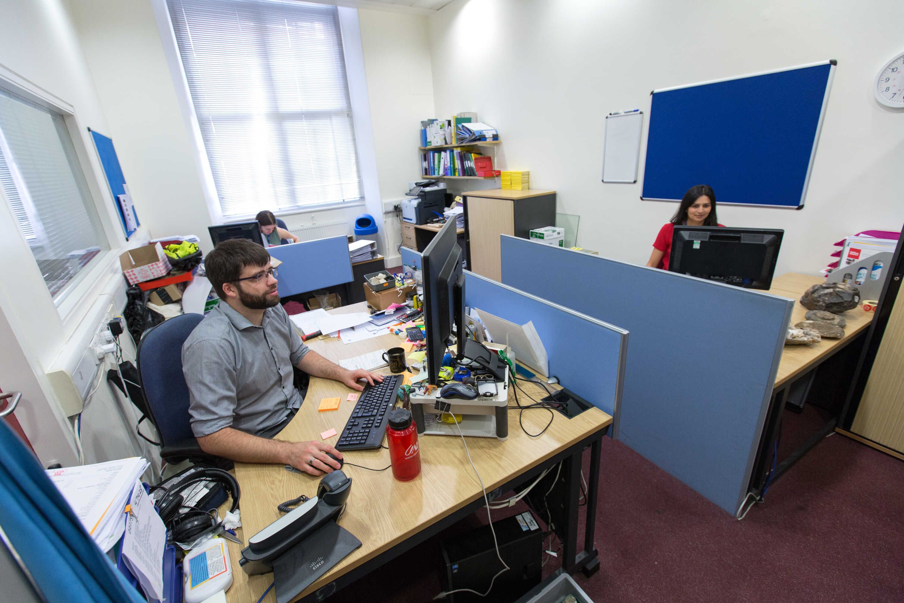 Image taken of the Undergraduate Administration Office with staff