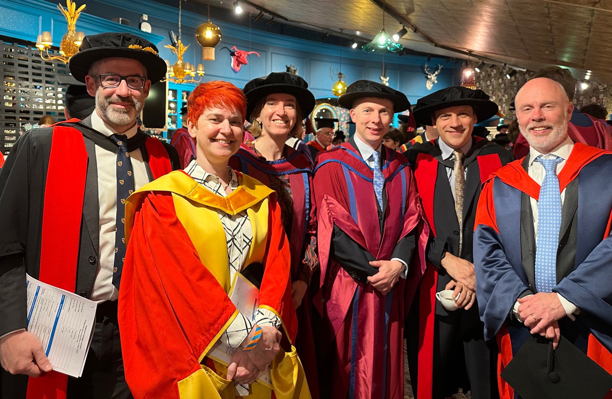 Professor Ryan with Imperial academics at the 2023 May graduation ceremony