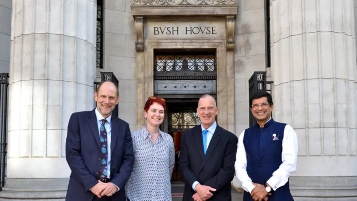 Professor Ryan with senior leadership from KCL, UCL and LSE for London Demo Day 2023