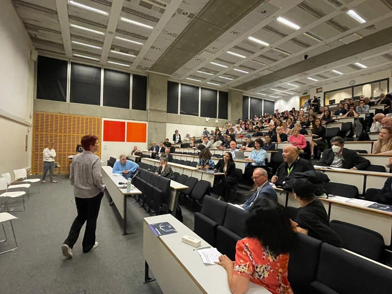 Professor Ryan speaking on research culture at the Day of Doubt event organised by the Good Science Project