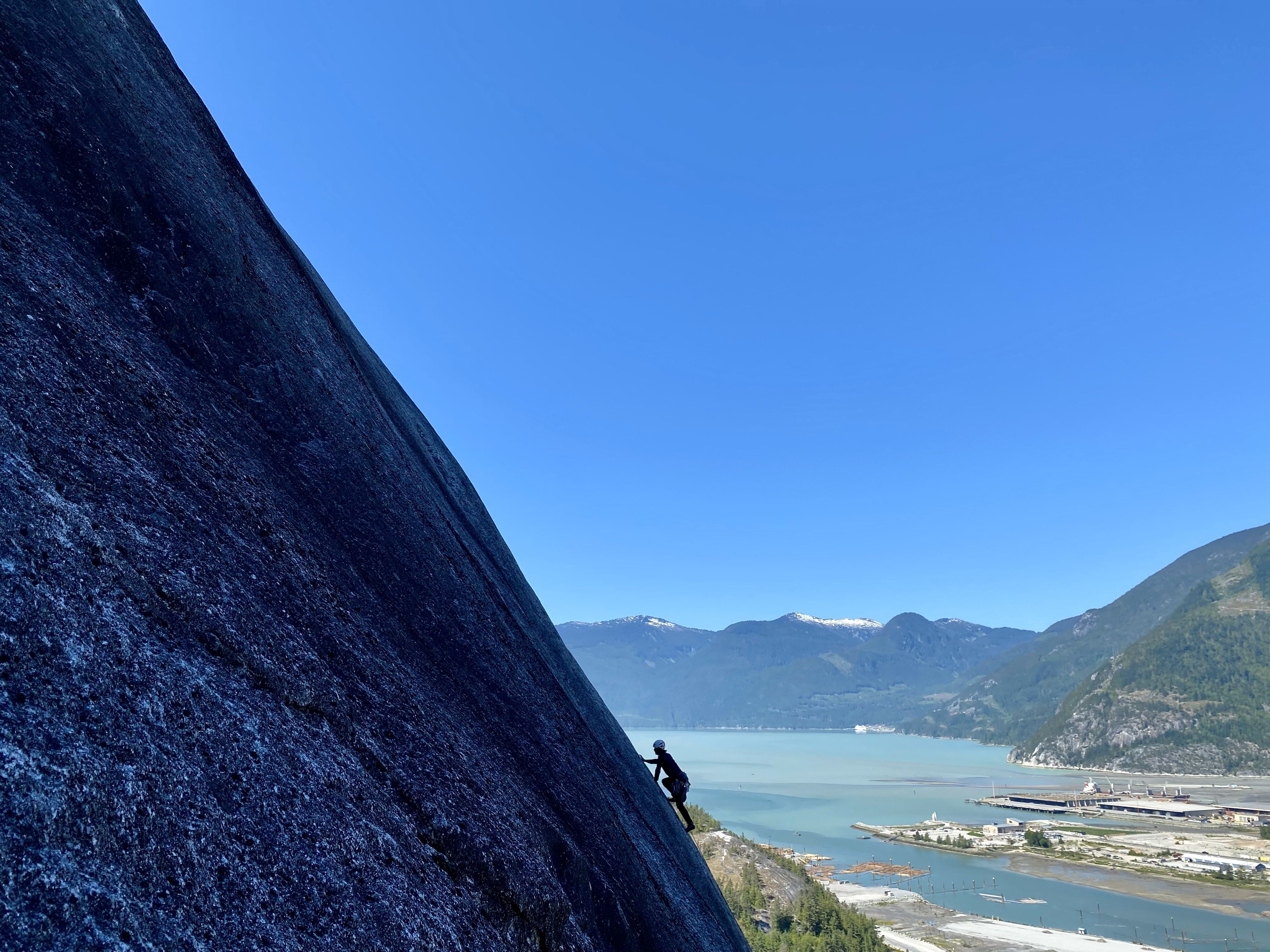 Students climbing in Squamish (Canada)