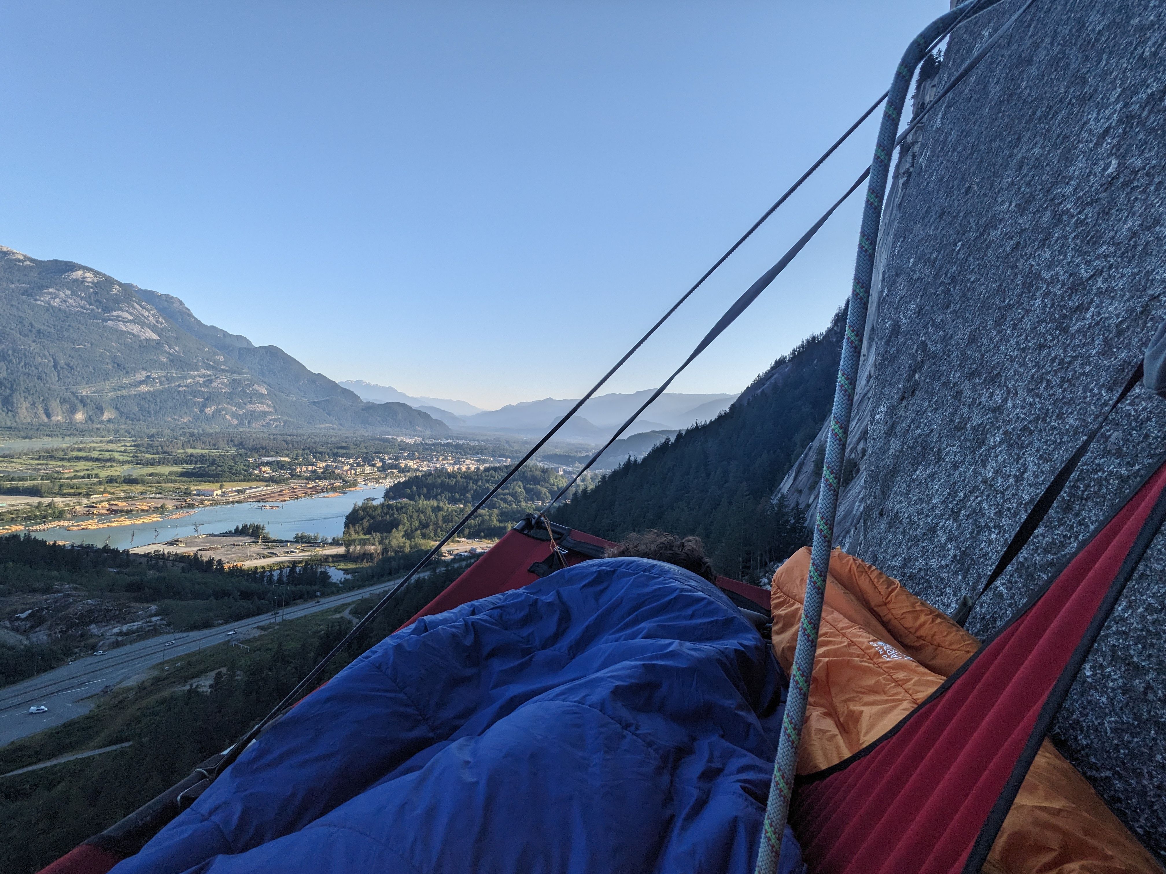 Students climbing in Squamish (Canada)