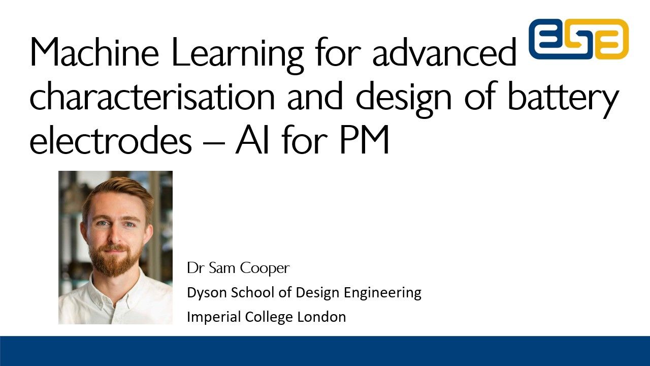 Machine Learning for electrodes' characterisation and design