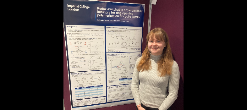 Katharine at her RSC Dalton Poster