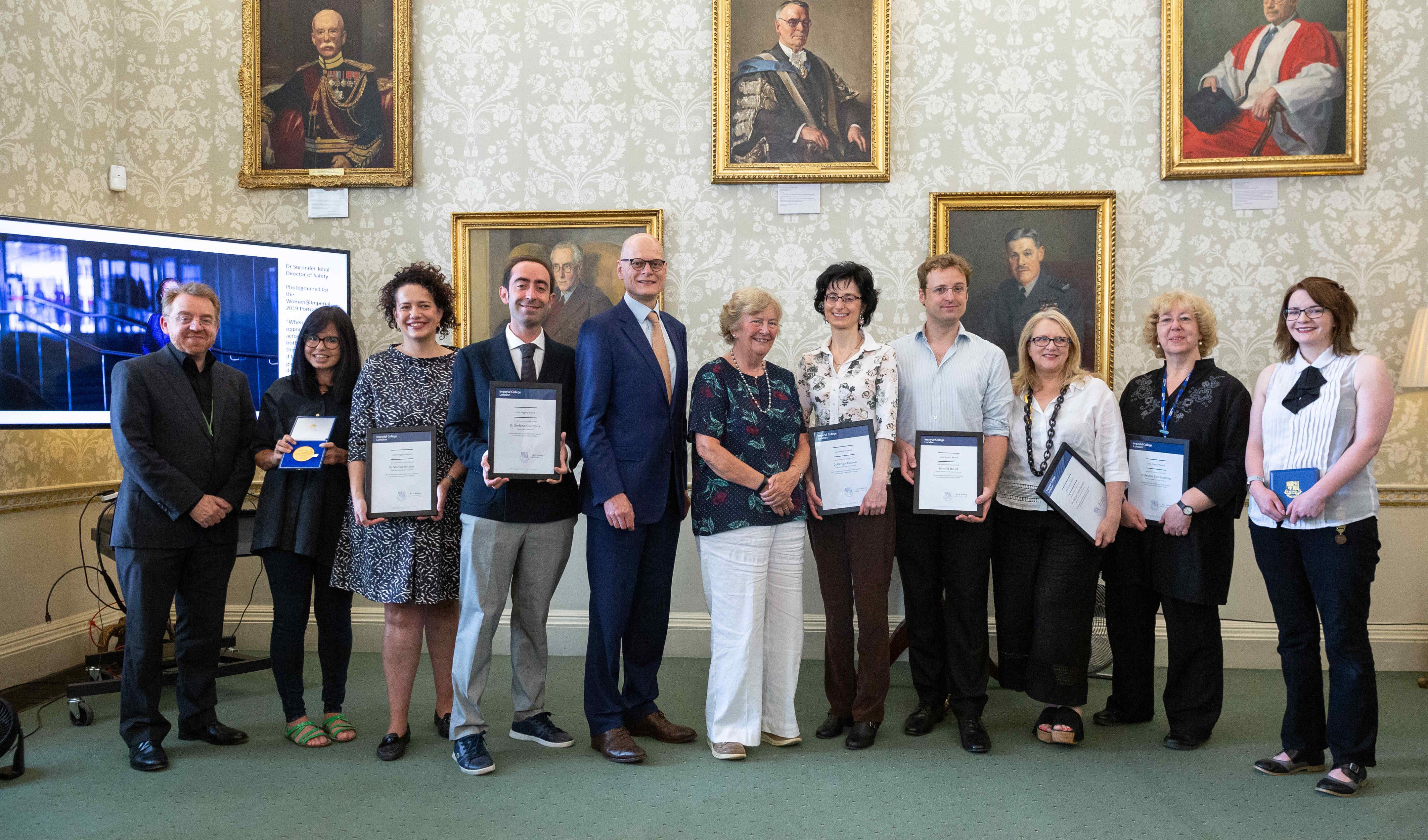 Prof Ian Walmsley at the Julia Higgins Awards 2019