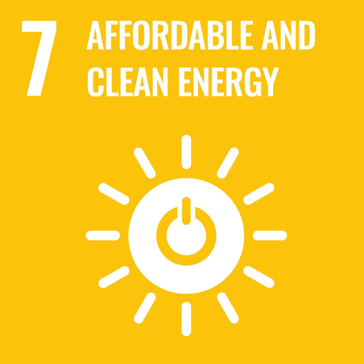 SDG 7 Affordable and clean energy 