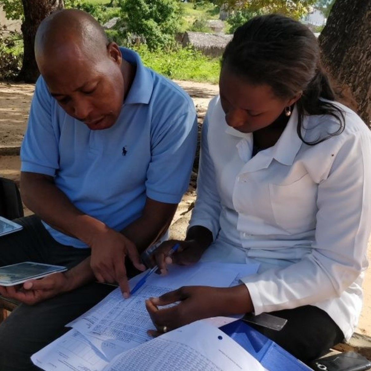 Mozambique Malaria consortium researchers