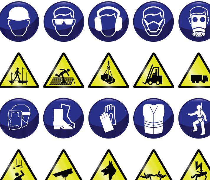 Health and safety signs