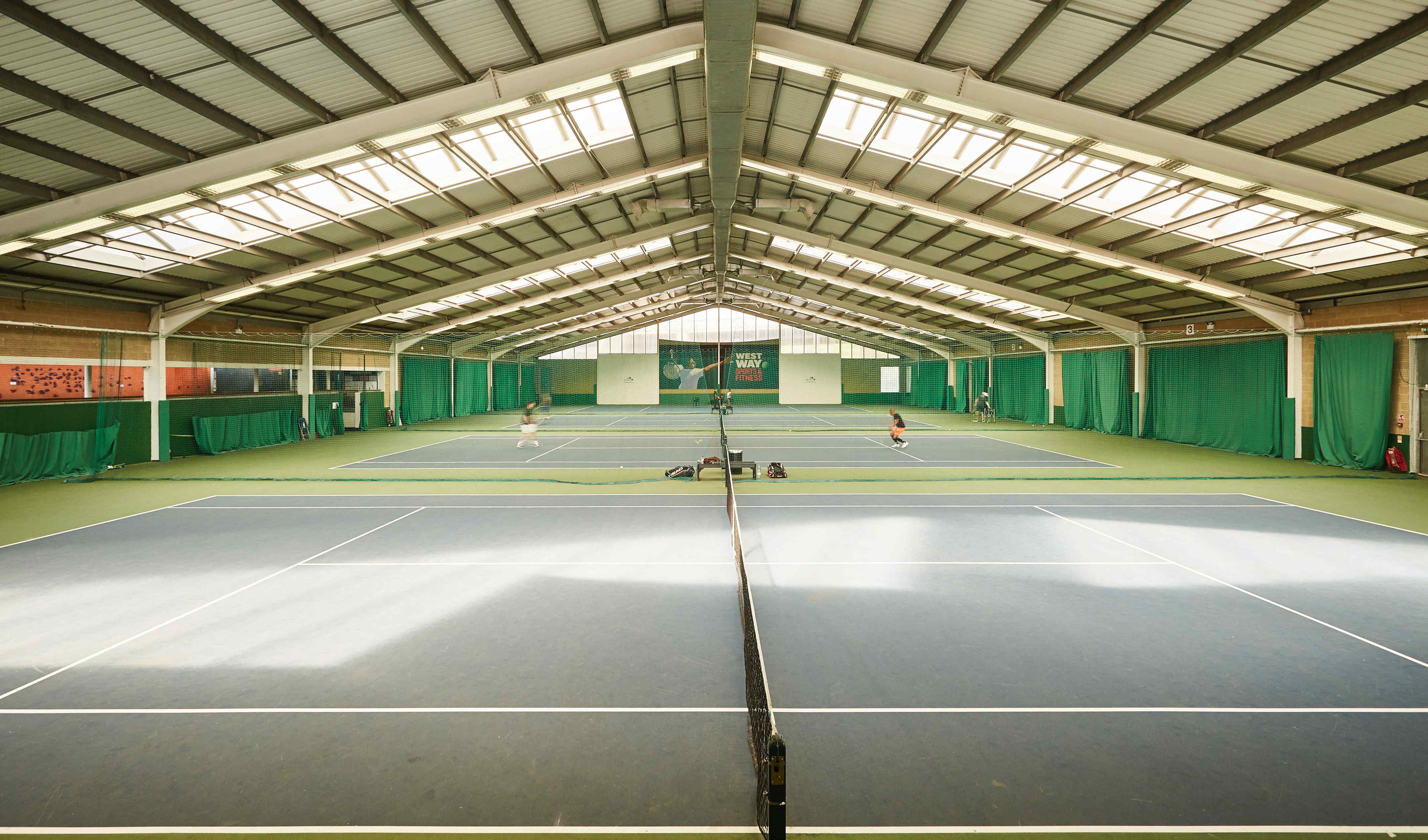 Indoor tennis courts