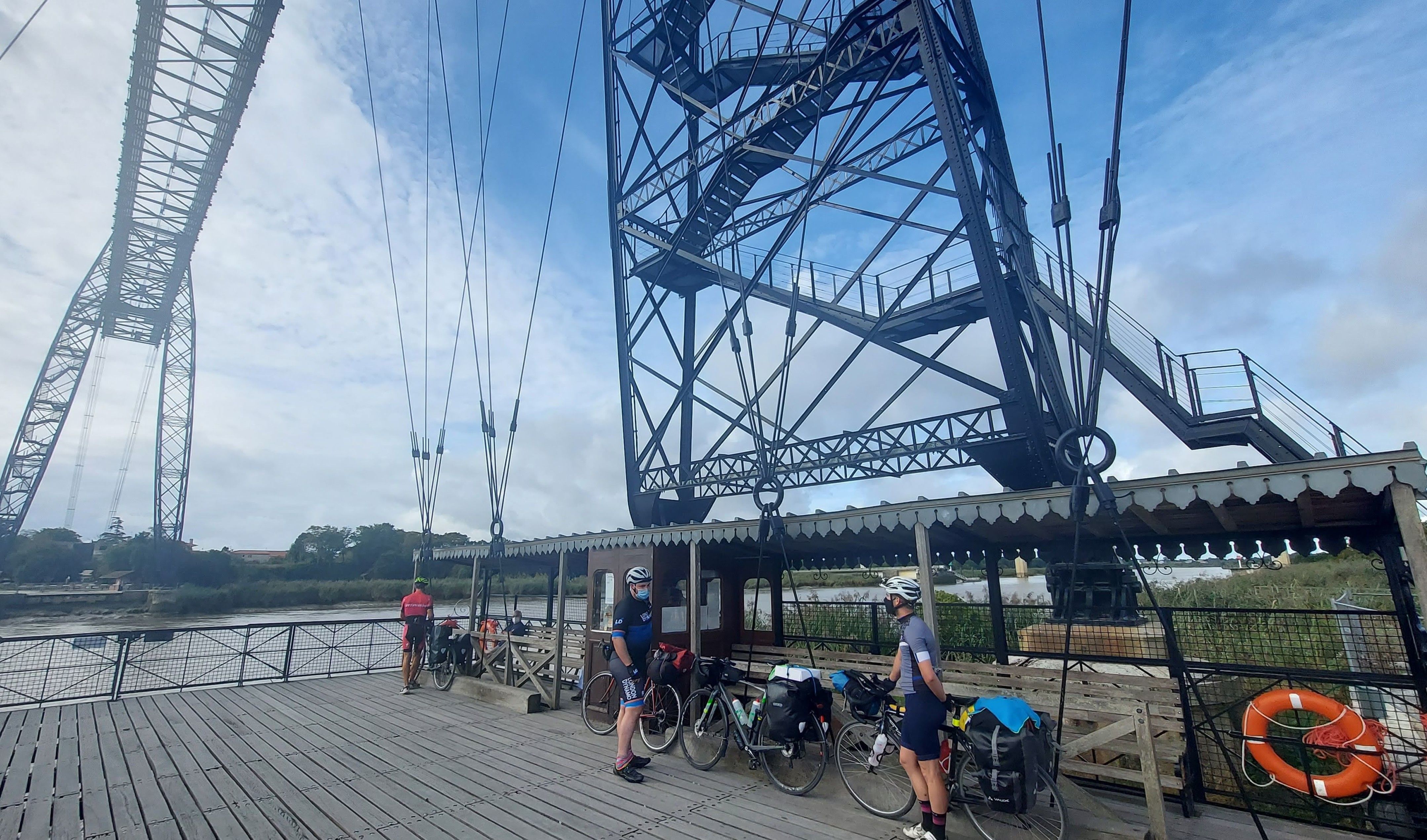 Students on cycling expedition