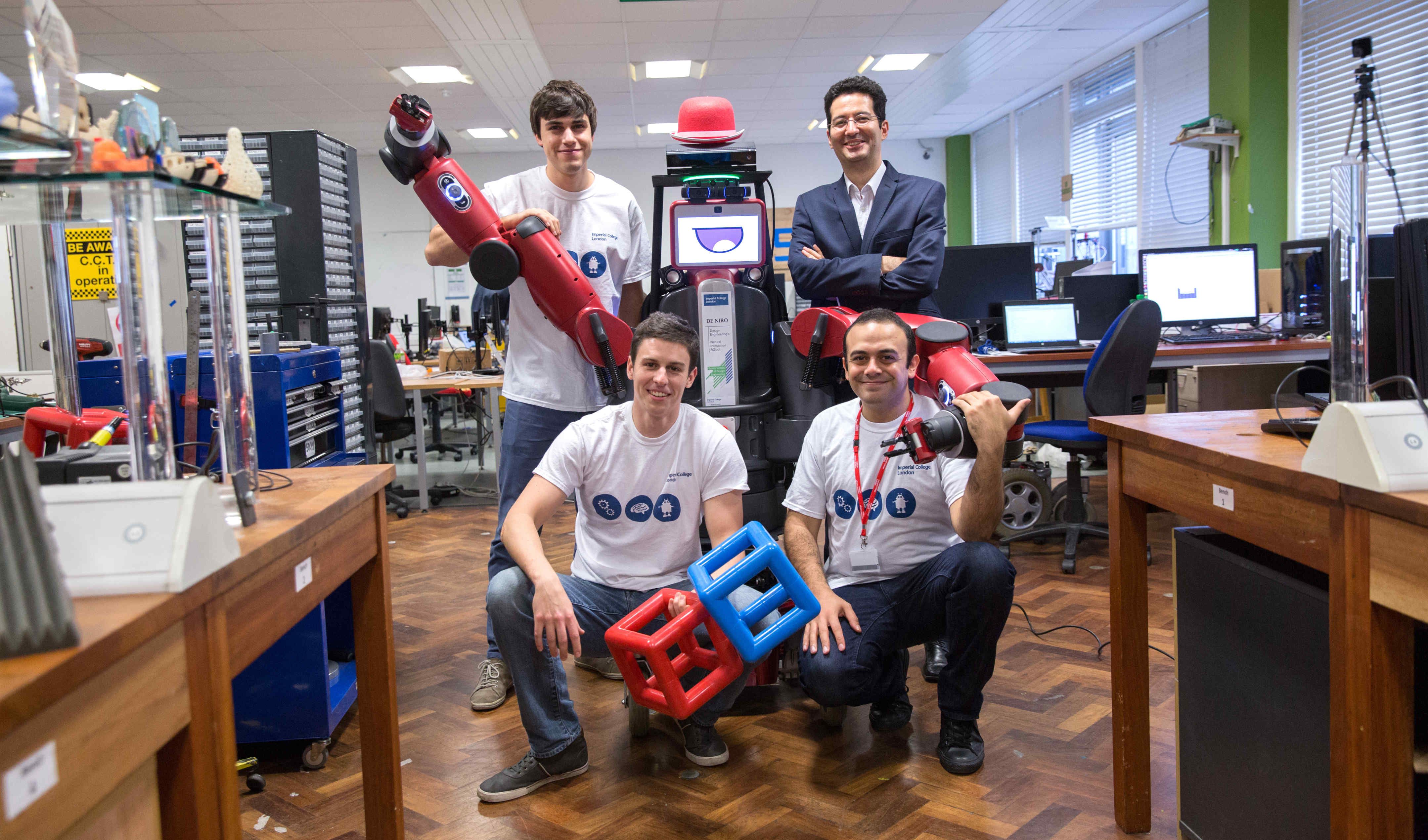 Group photo at Robot Intelligence Lab