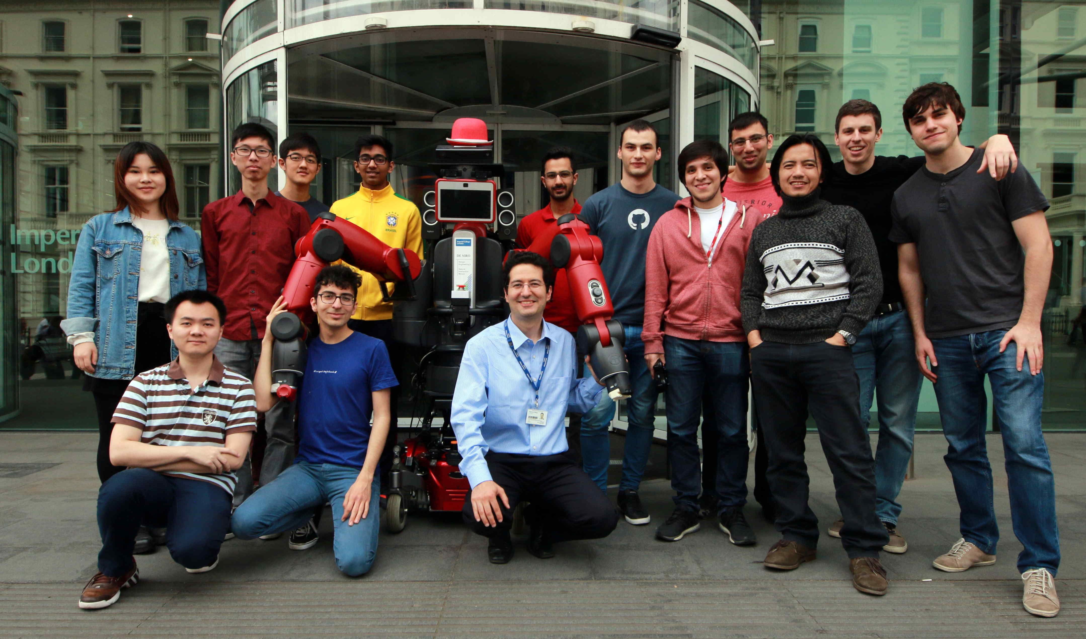 Group photo at Robot Intelligence Lab