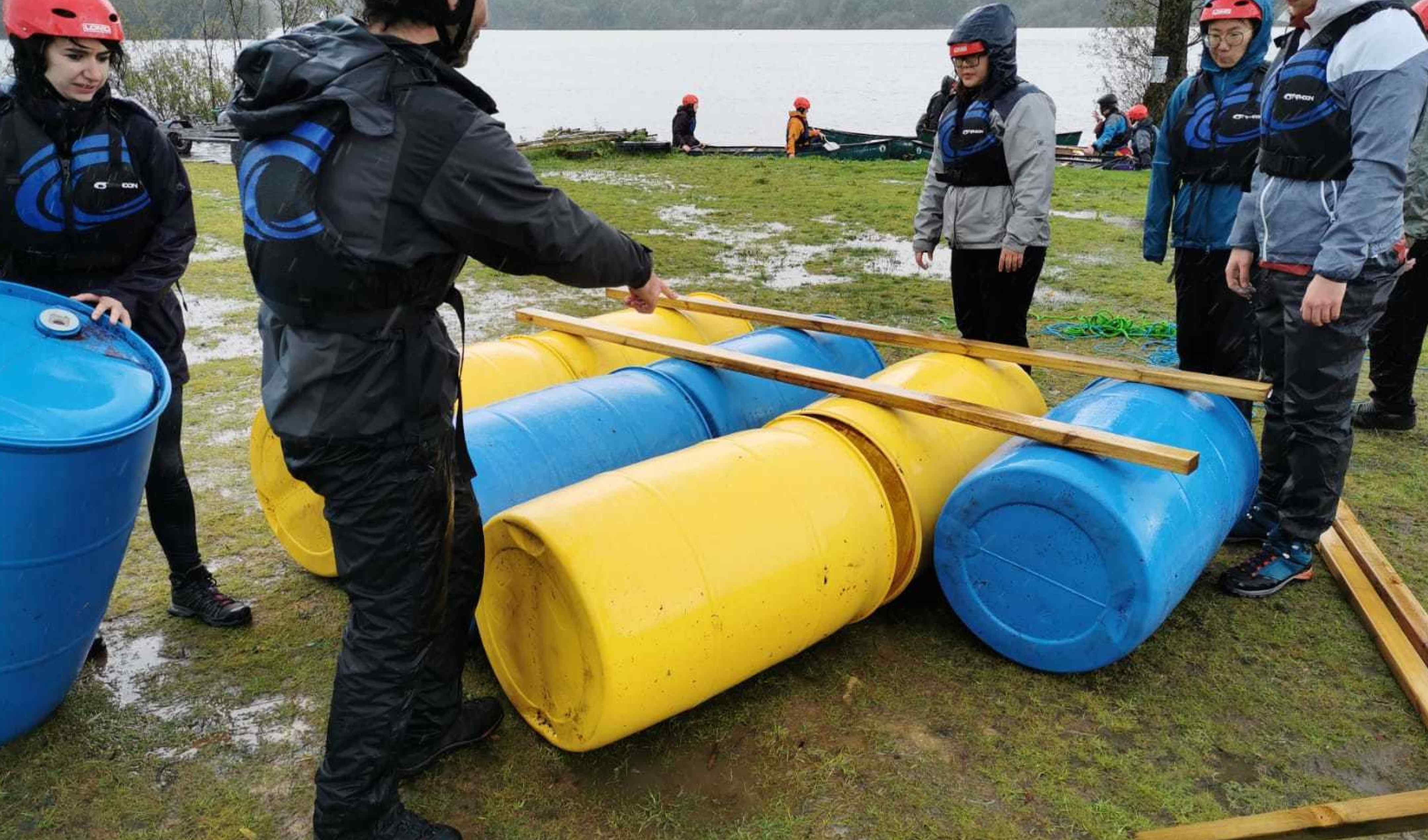 Raft building