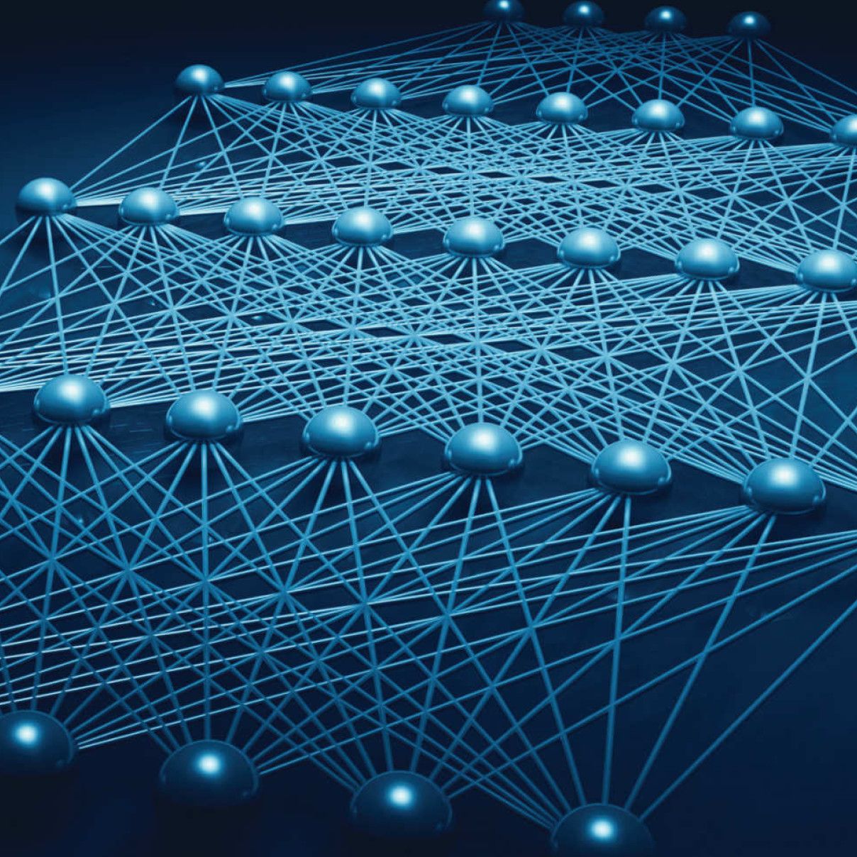 Graphic representation of a neural network