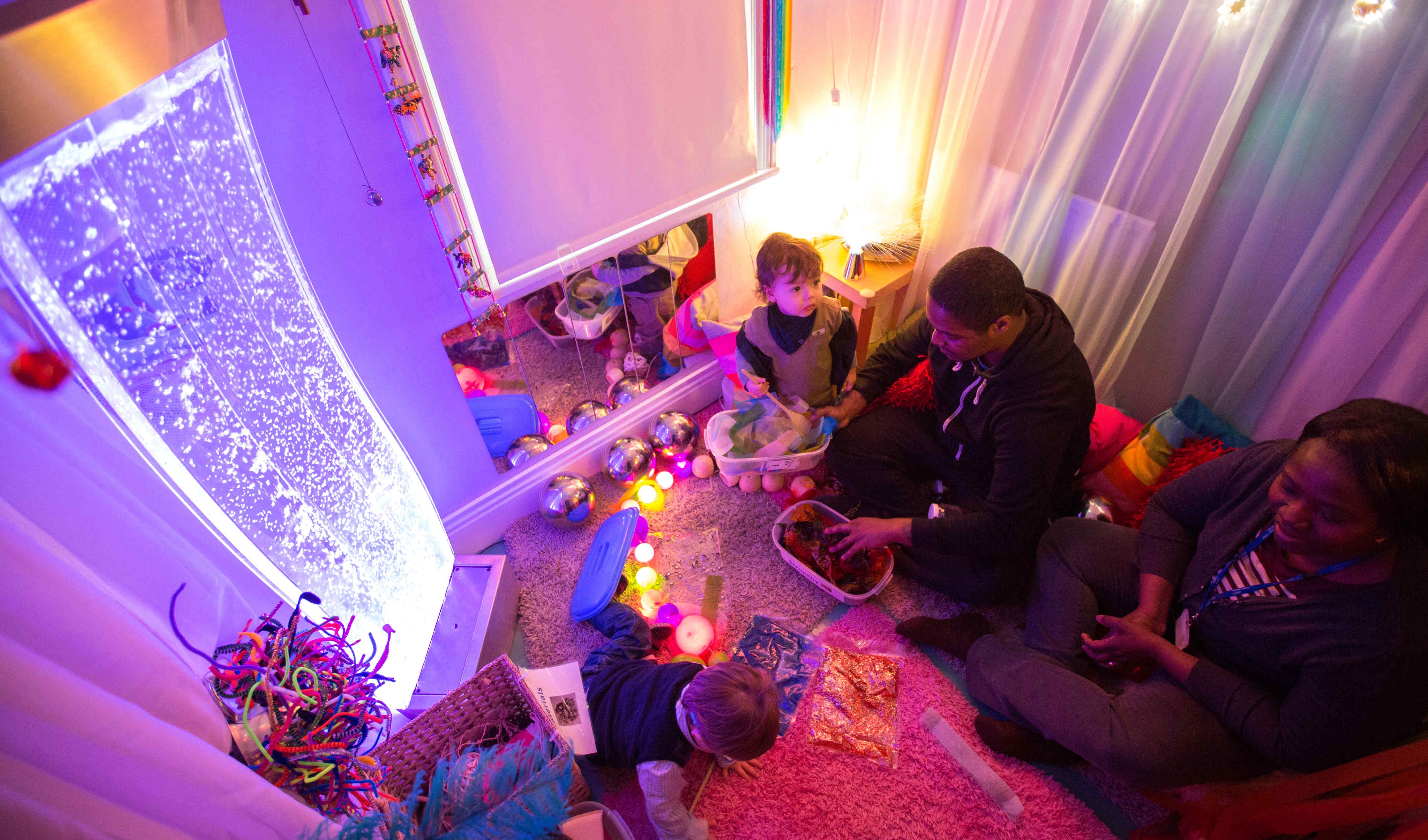 The sensory room 