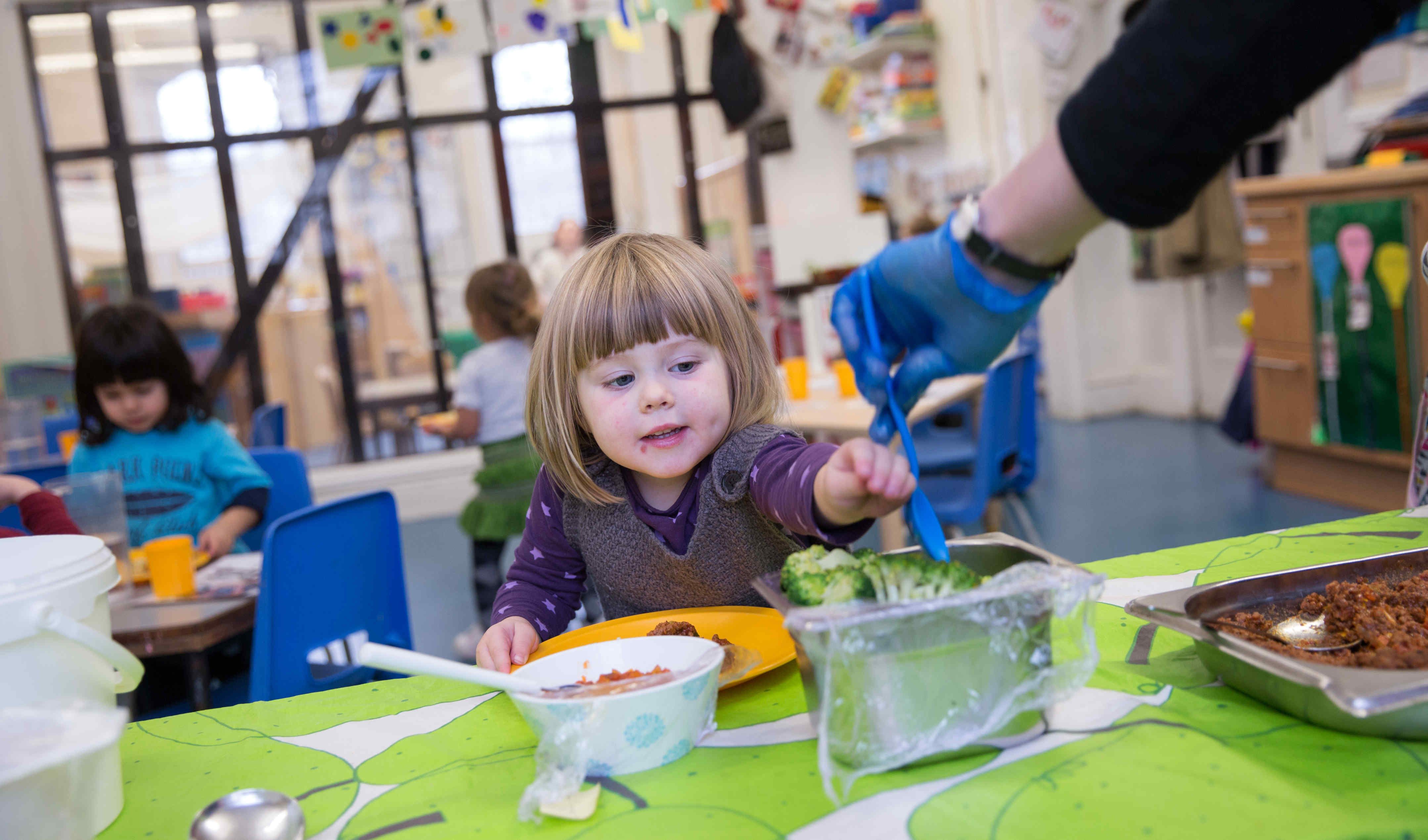 Lunchtime at Early Years