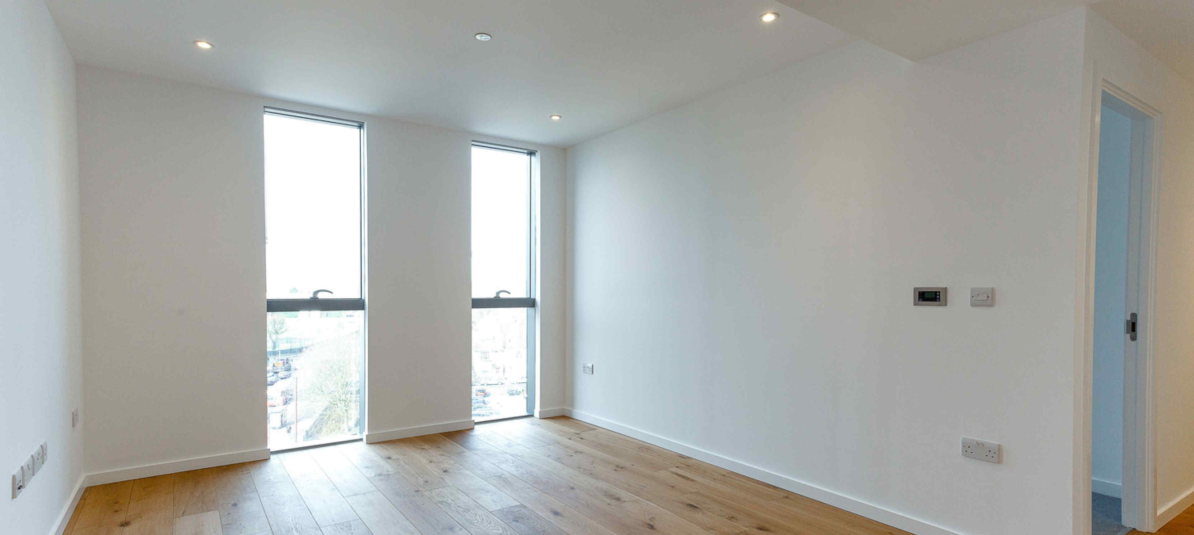 Living area and hallway